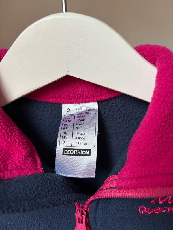 Marineblauwe fleecetrui