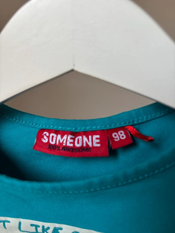 Blauwe longsleeve "Sweet like candy"