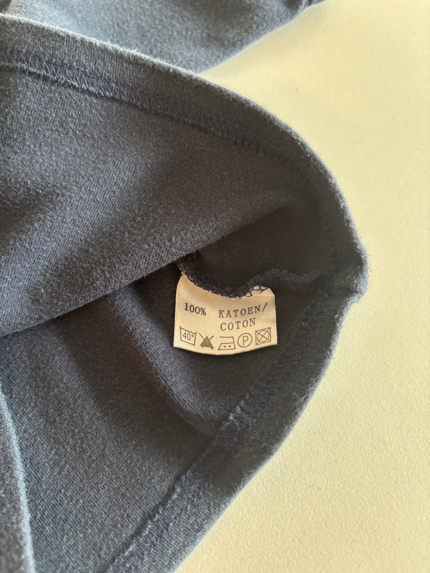 Marineblauwe longsleeve