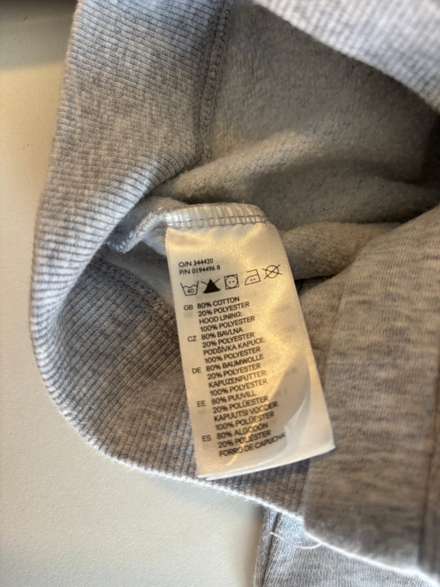 Lichtgrijze wintervest