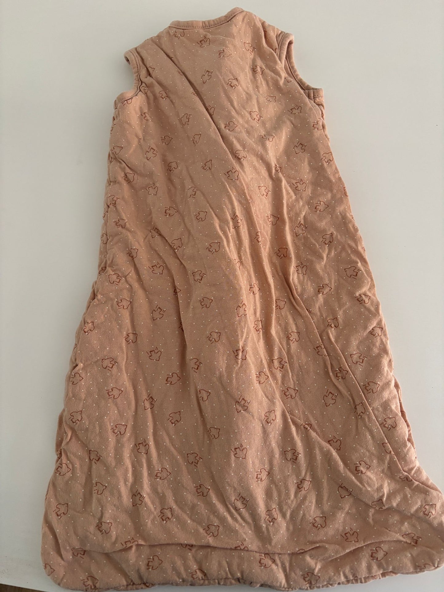 Pasteloranje slaapzak