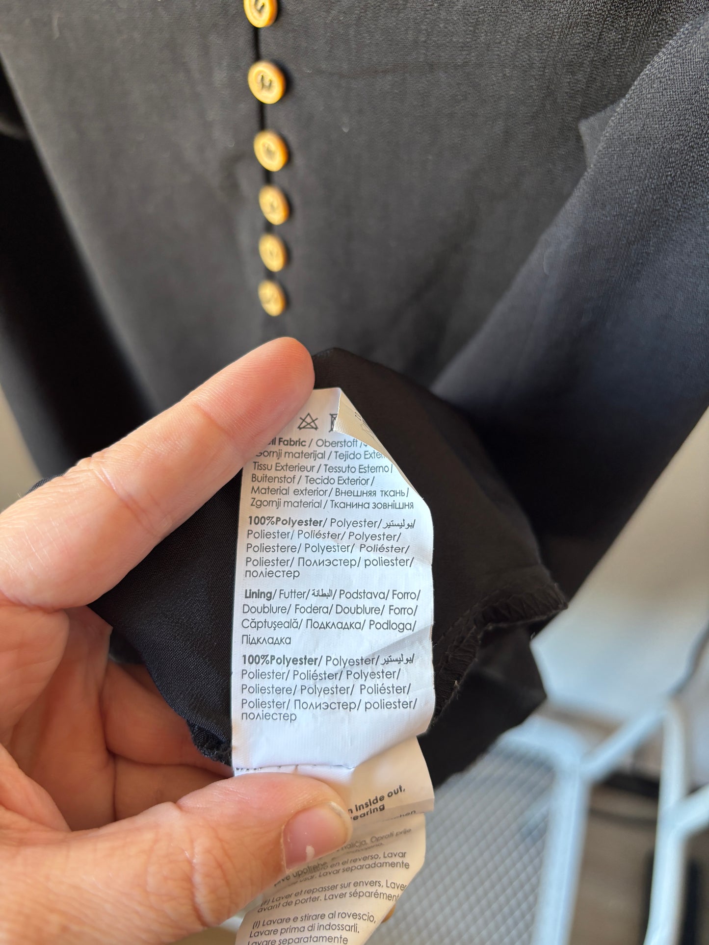 Zwarte mouwloze jurk