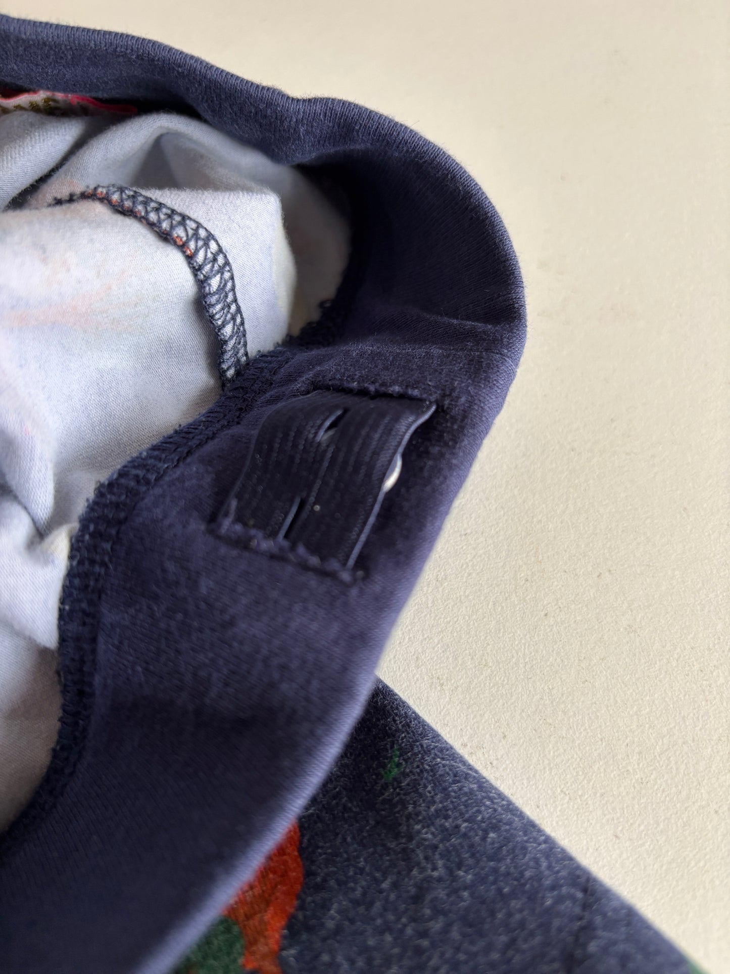 Marineblauw herfstrokje