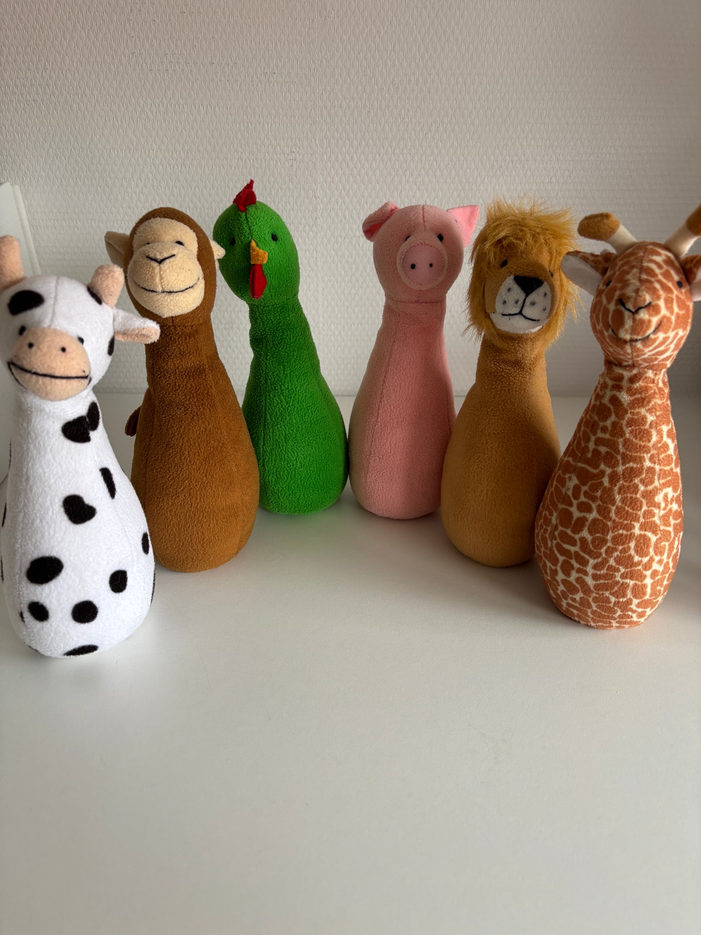 Pluchen dierenbowling