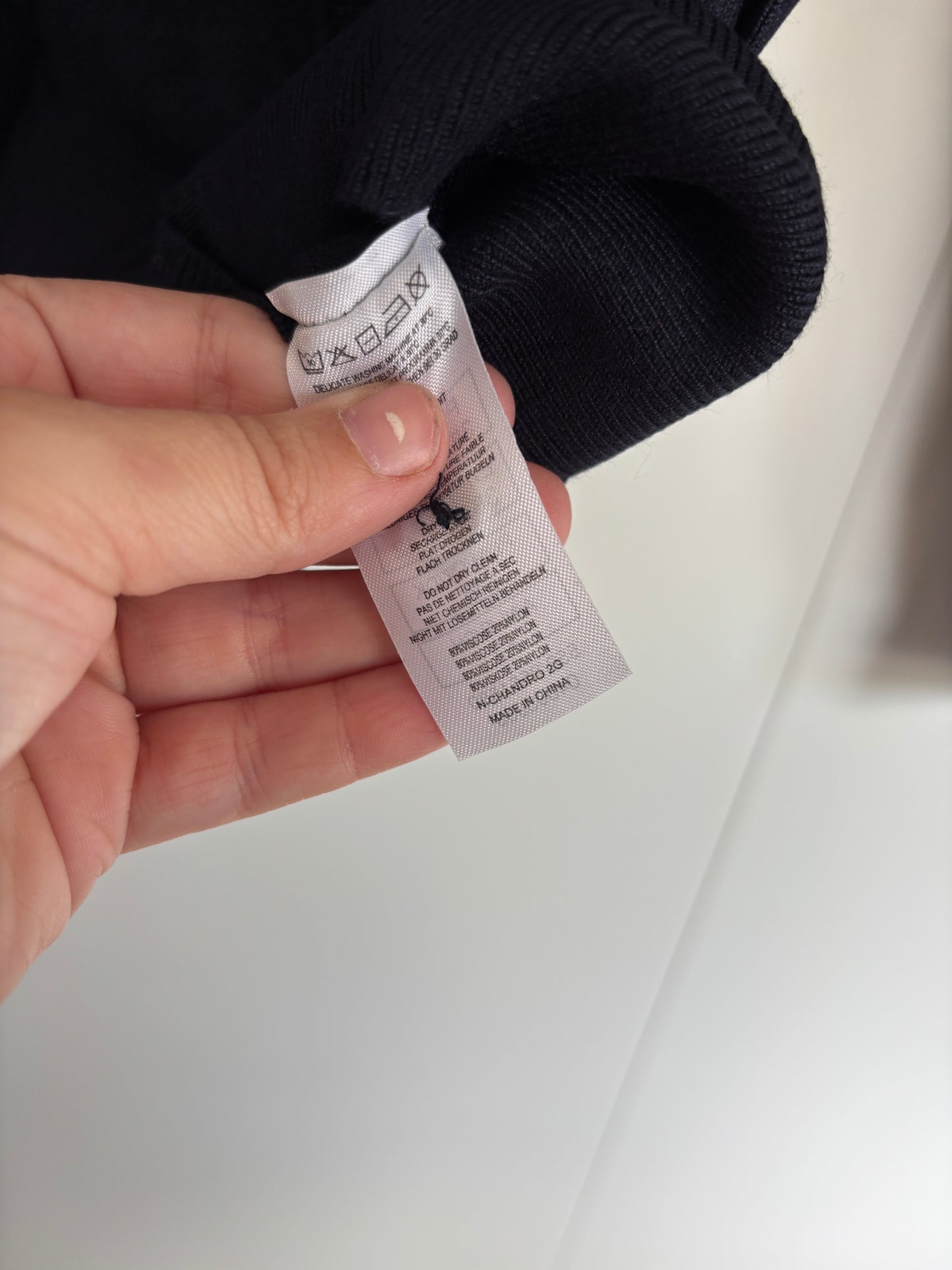 Marineblauwe cardigan