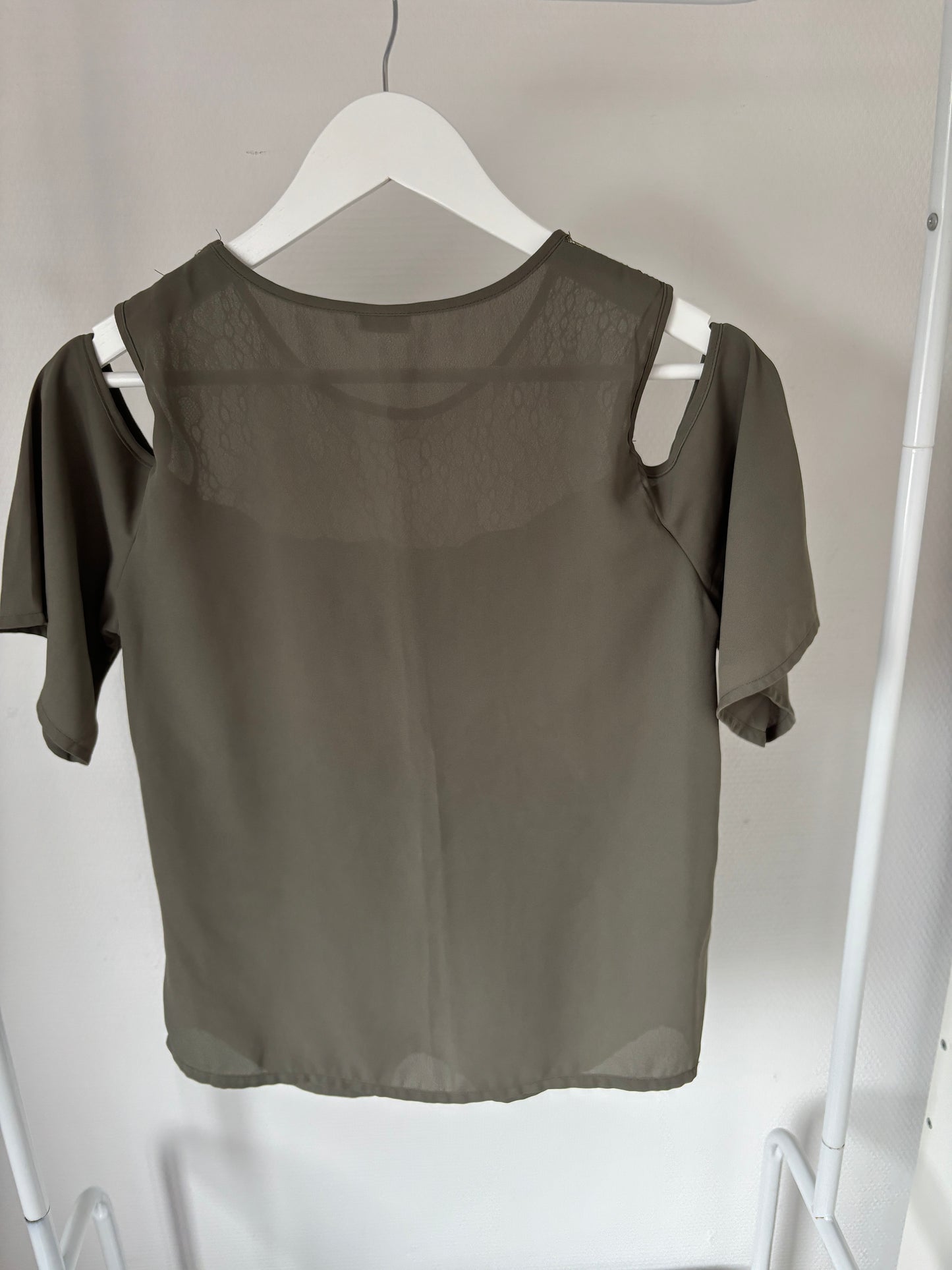 Khaki blouse