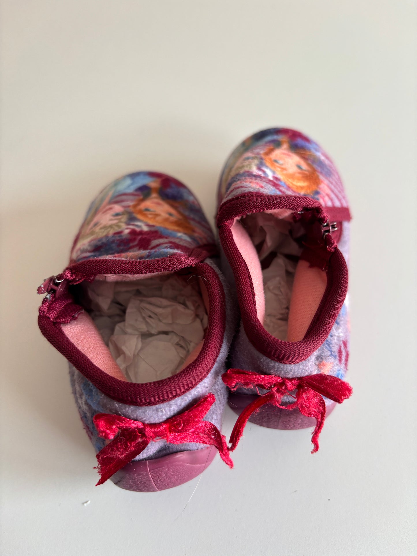 Paarse sloefjes Frozen