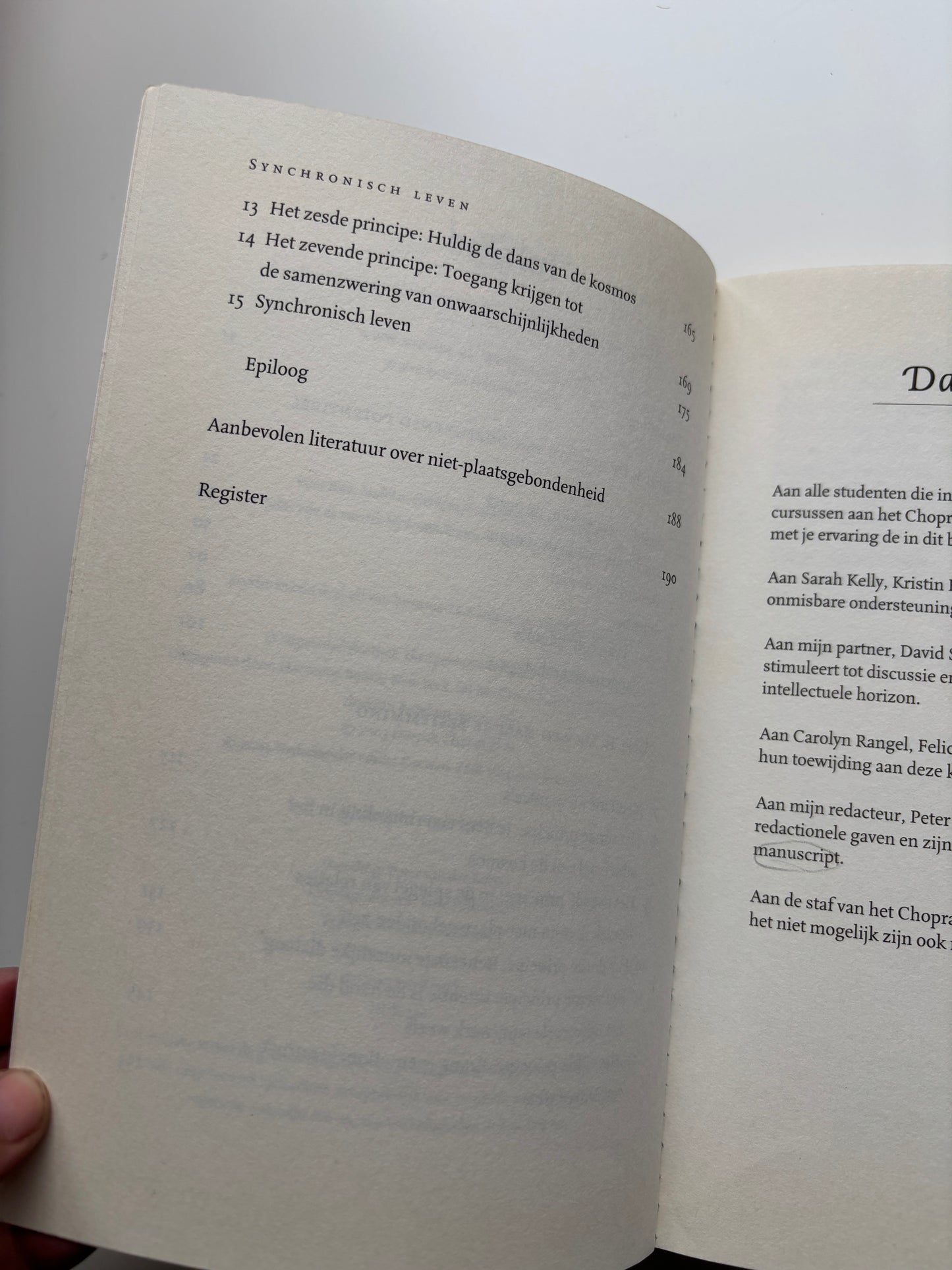 Deepak Chopra - Synchronisch leven