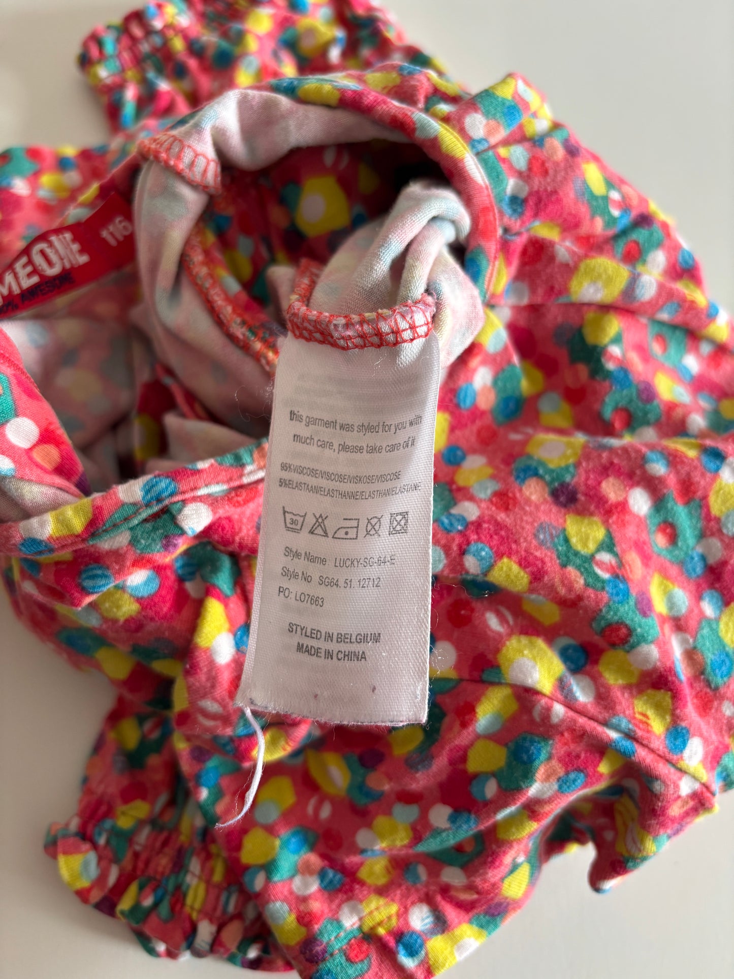 Jumpsuit met korte mouwen