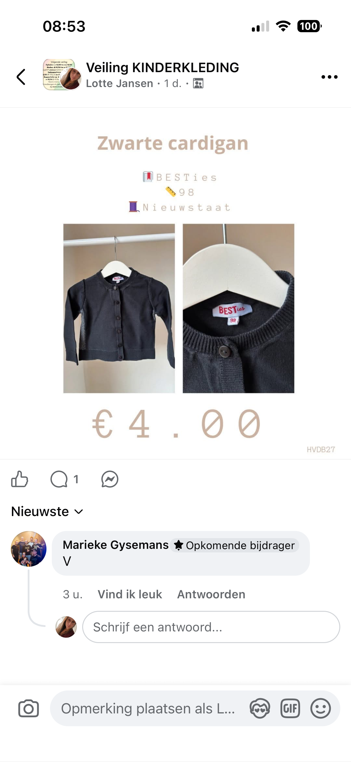 Bundel voor Marieke