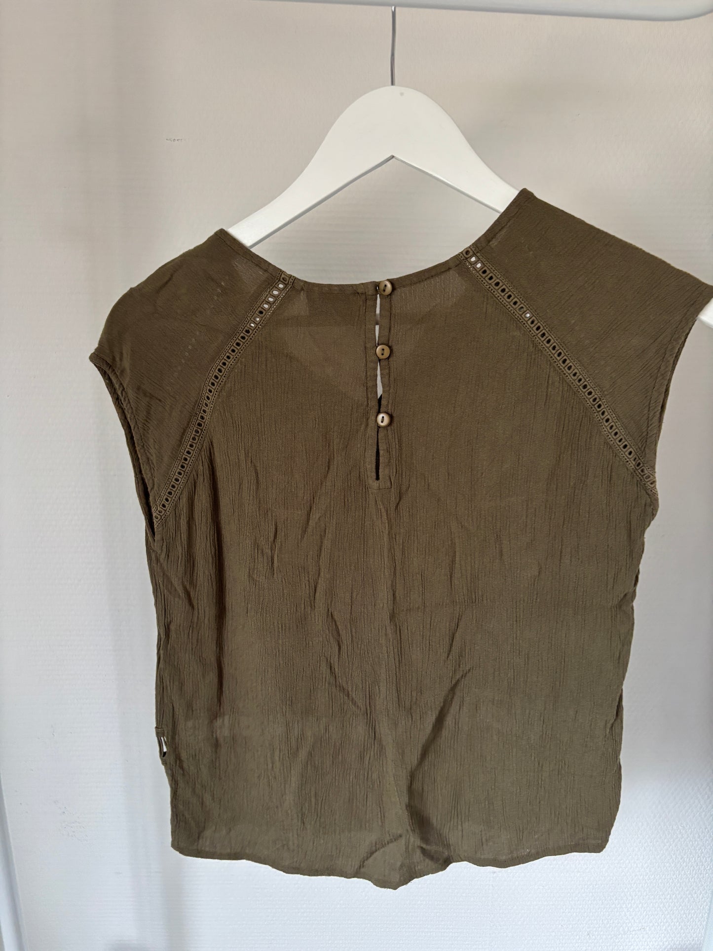 Khaki blouse