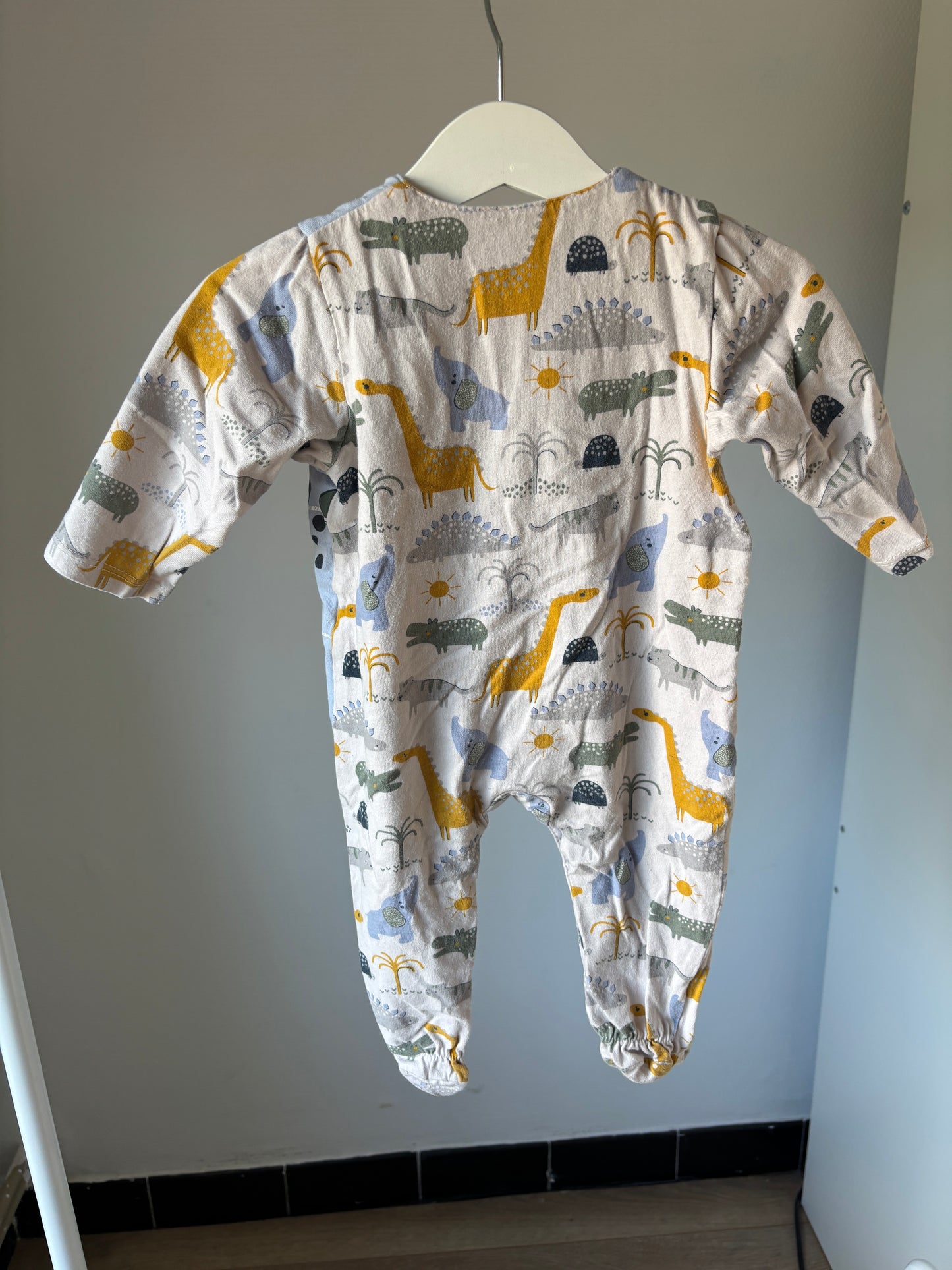 Eendelige pyjama met diertjes