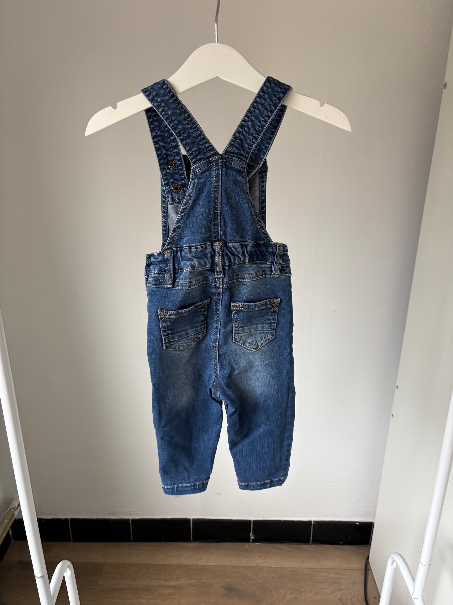 Jeans tuinbroek