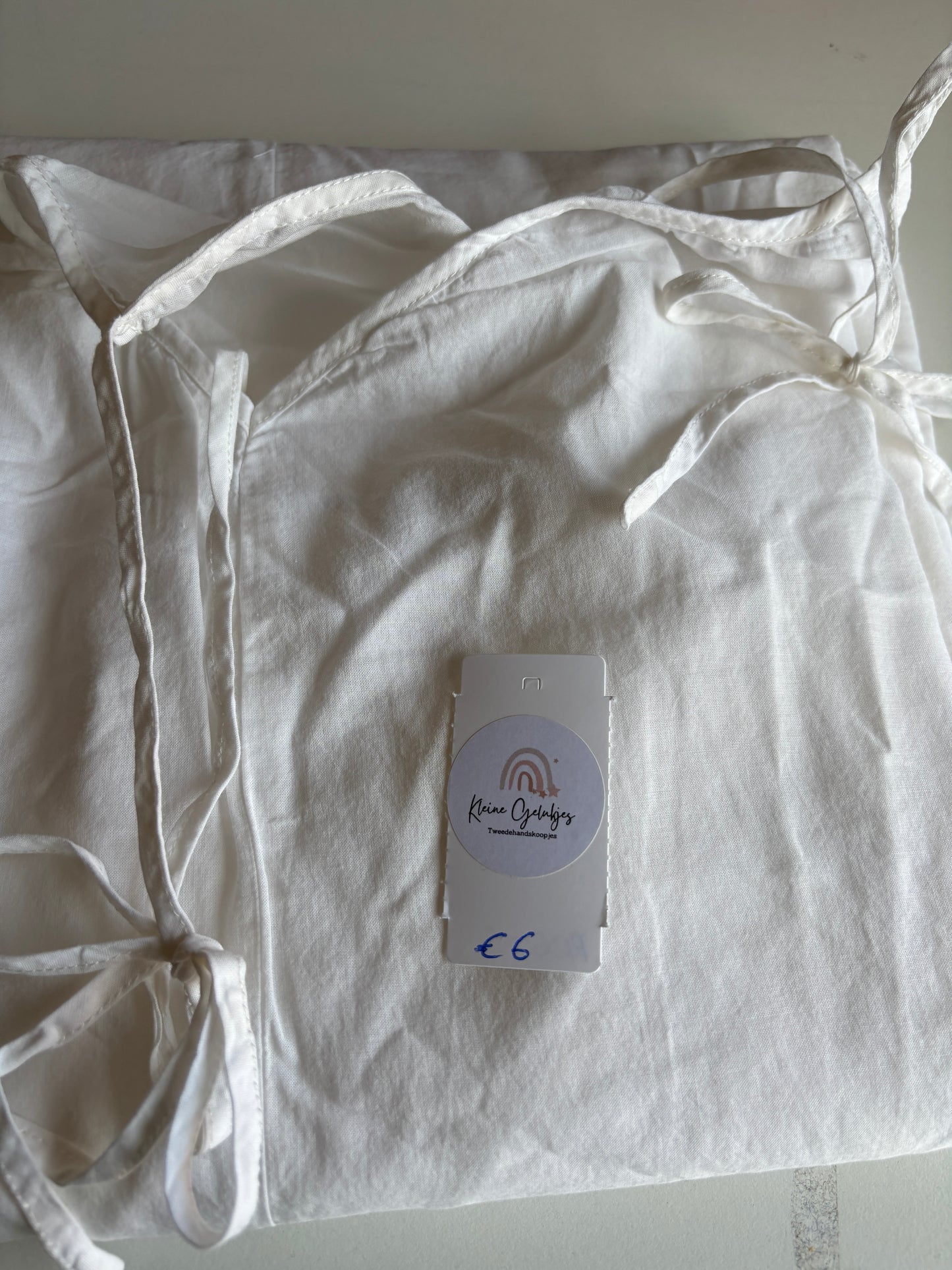 Witte halflange jurk