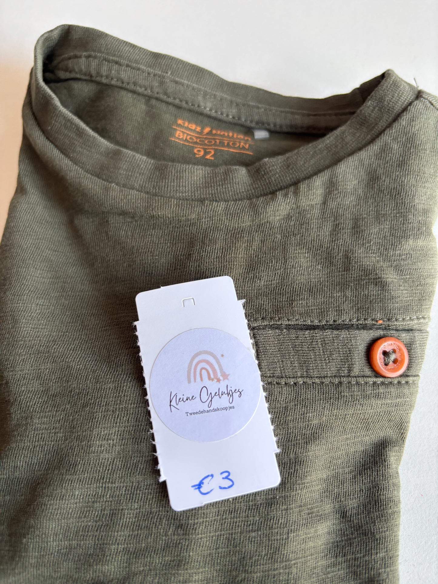 Donkergroene longsleeve