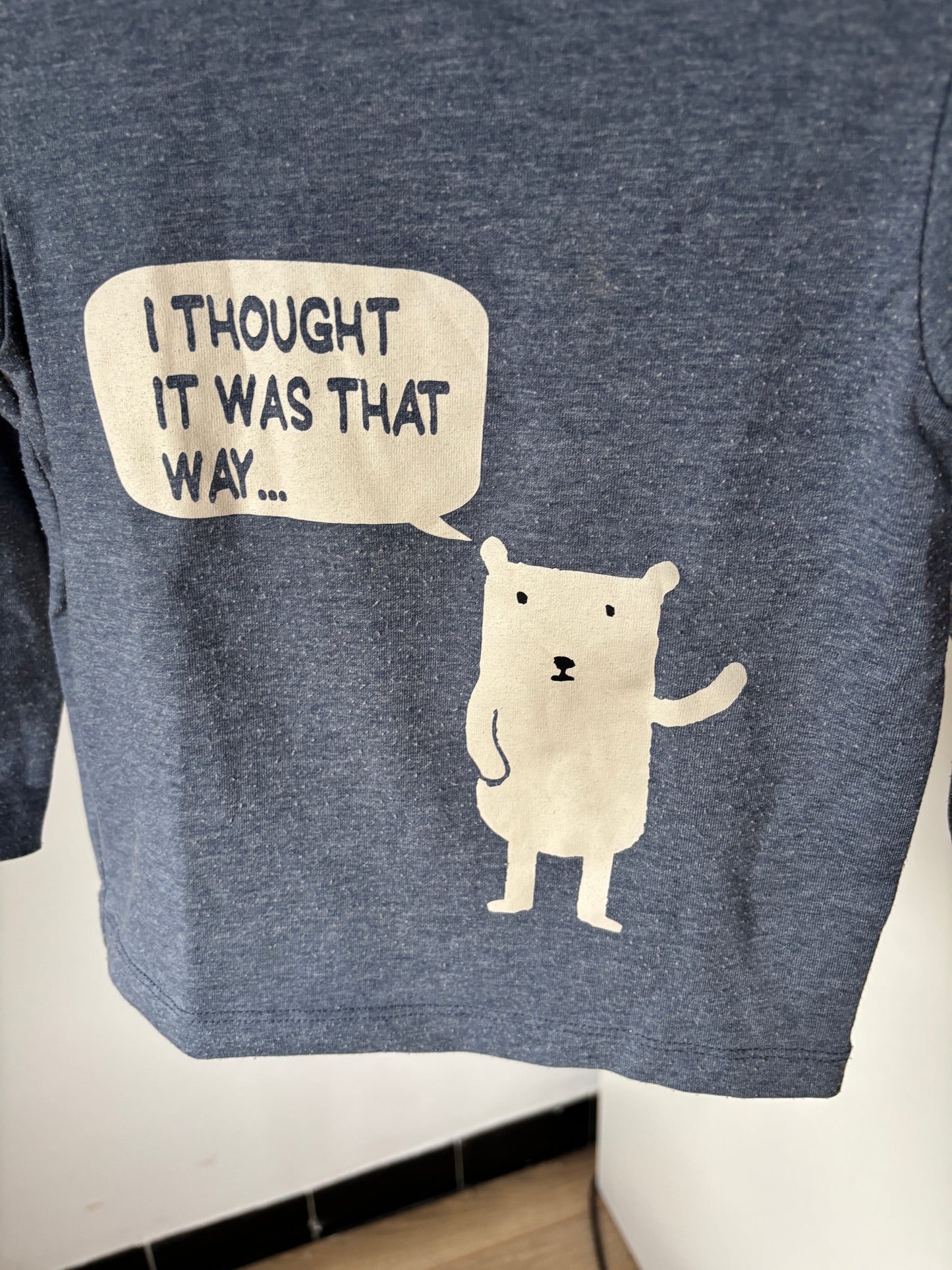 Blauwgrijze longsleeve