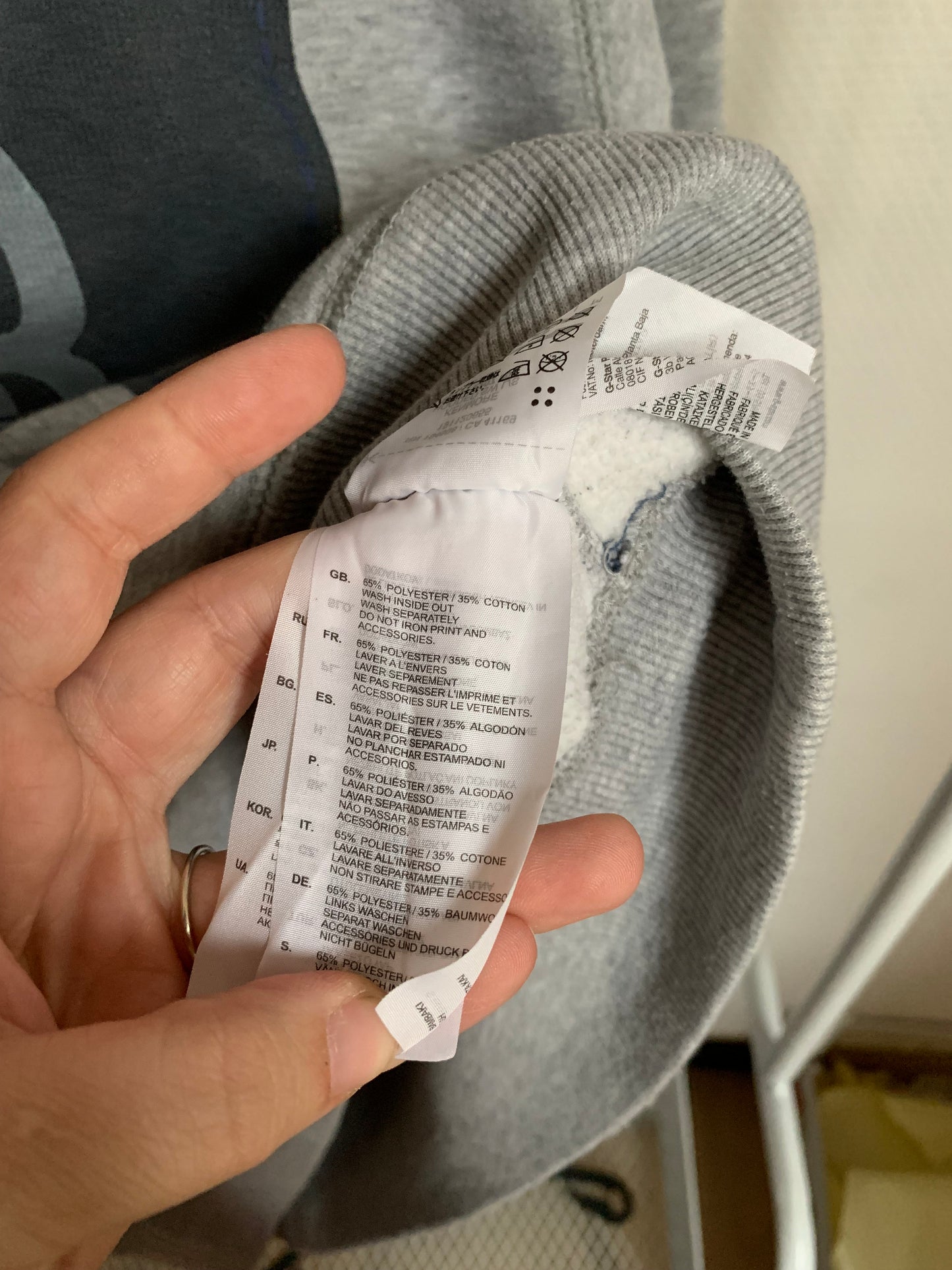 Grijze sweater