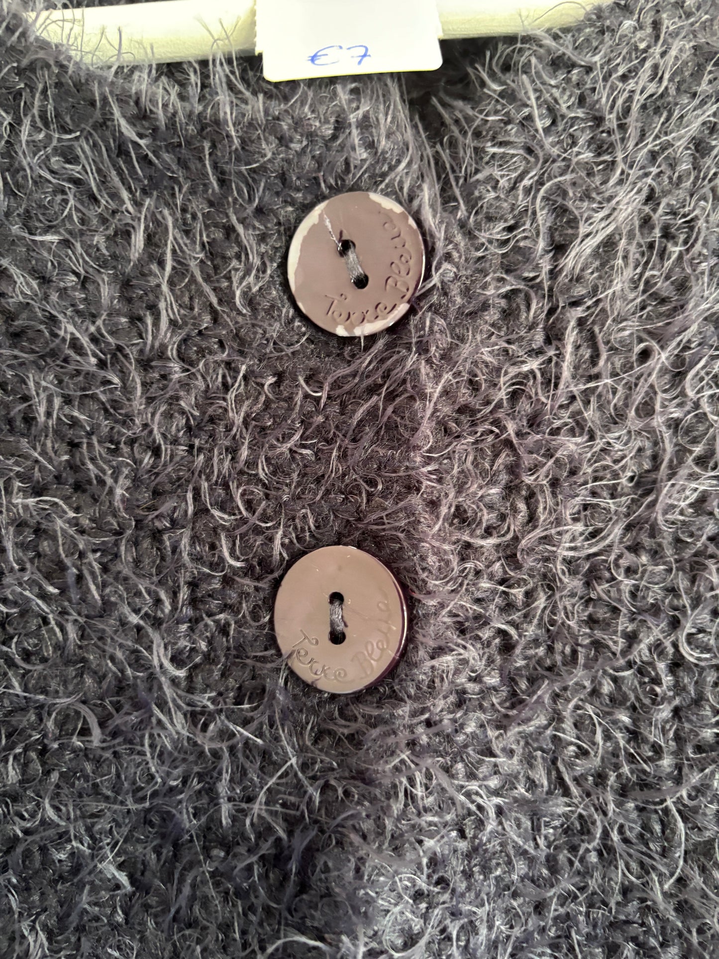 Marineblauwe cardigan