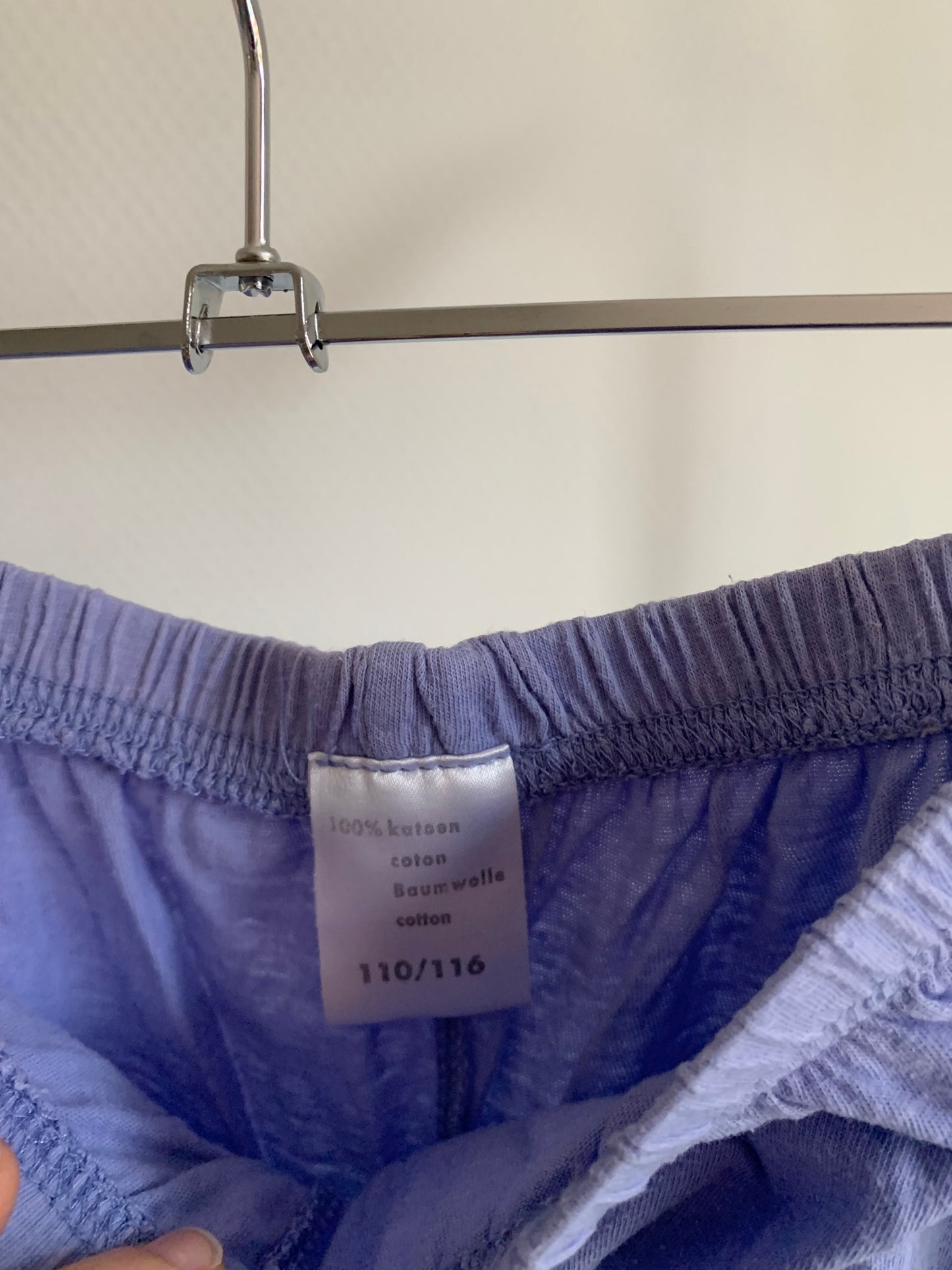 Lila tweedelige pyjama