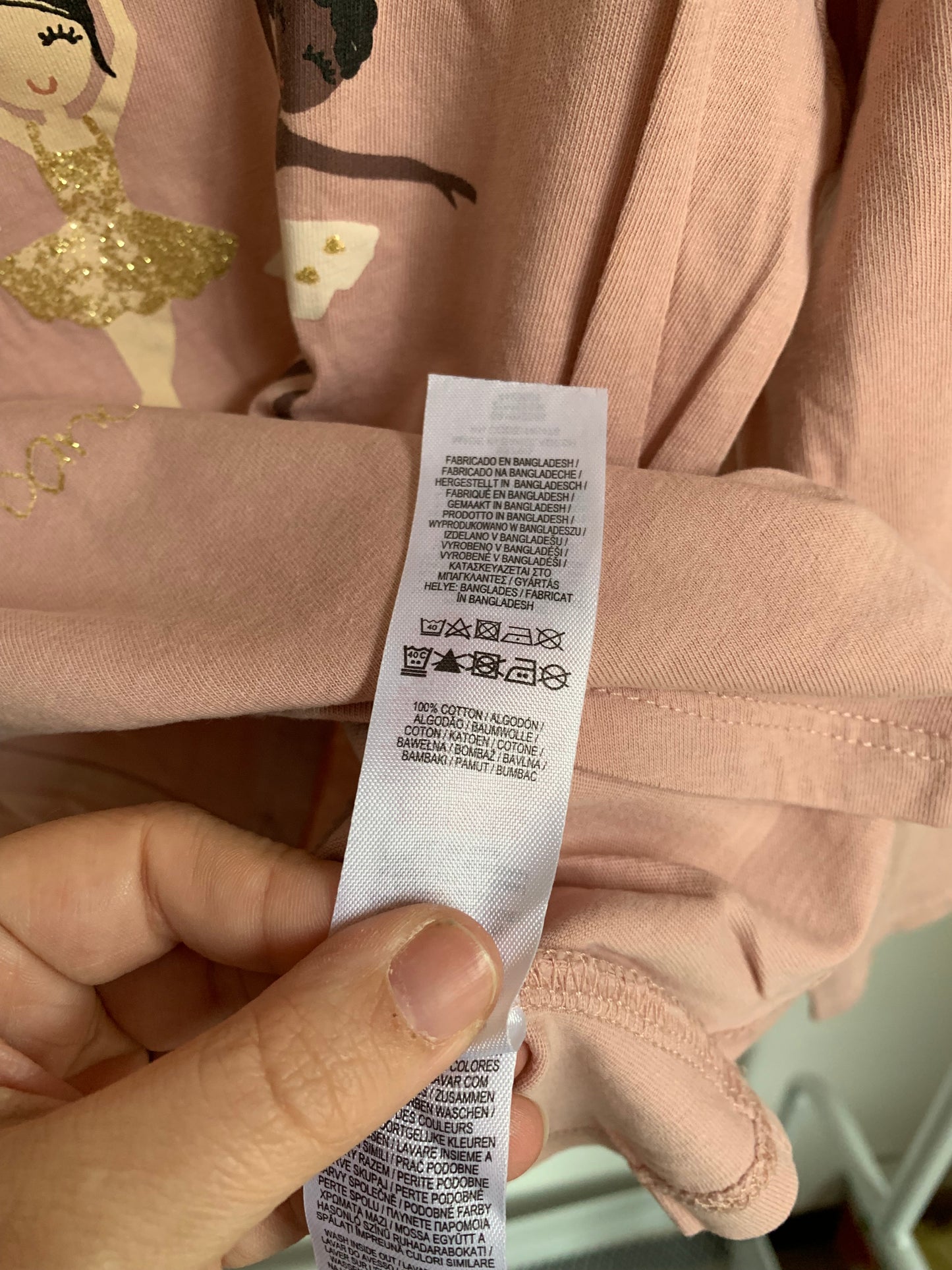 Lichtroze longsleeve