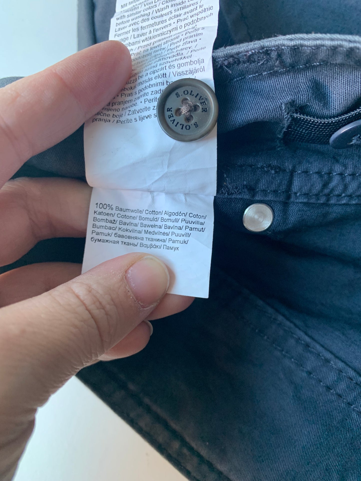 Marineblauwe minirok