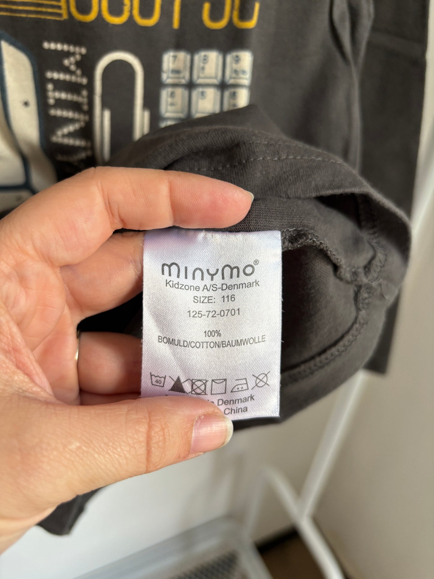 Donkergrijze longsleeve