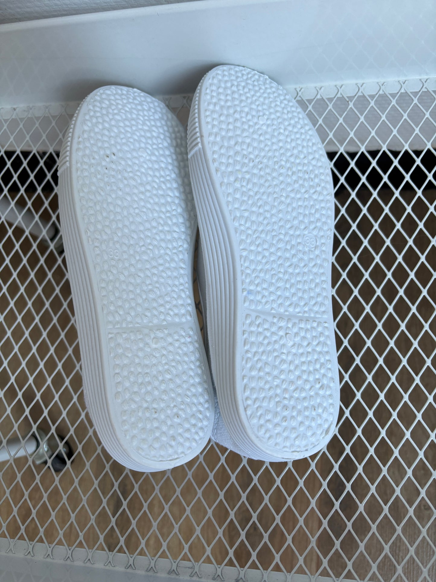 Witte turnpantoffels