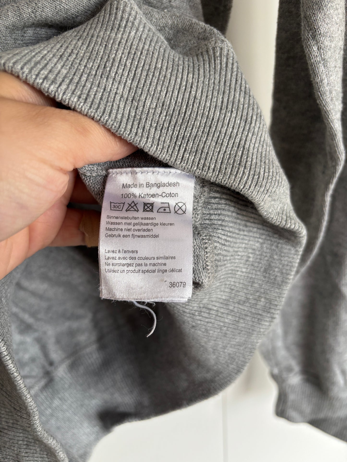Grijze trui