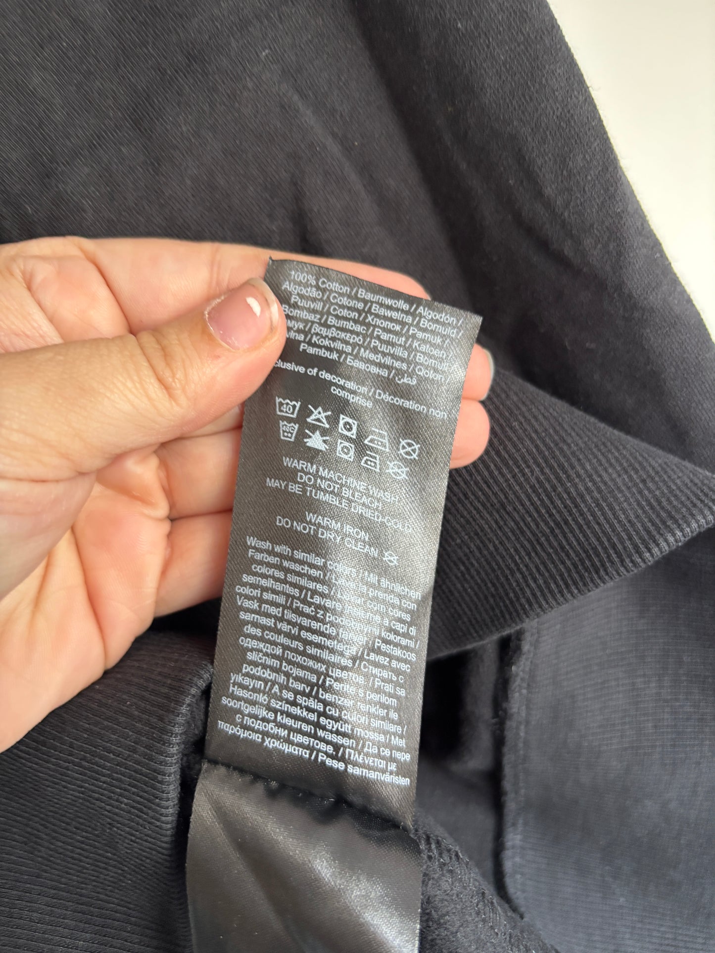 Zwarte sweater "Malibu"