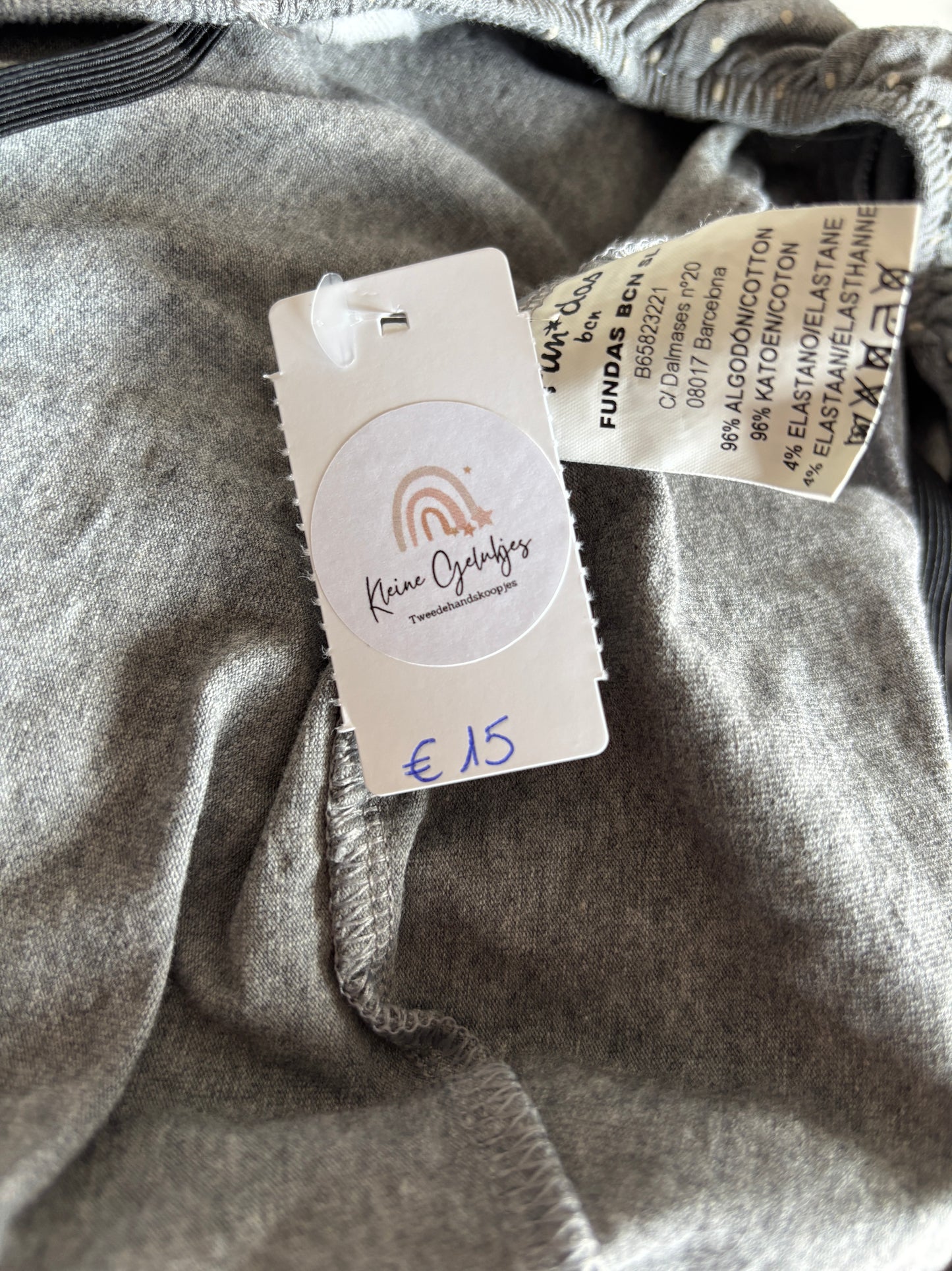 Grijze hoes Babybjorn