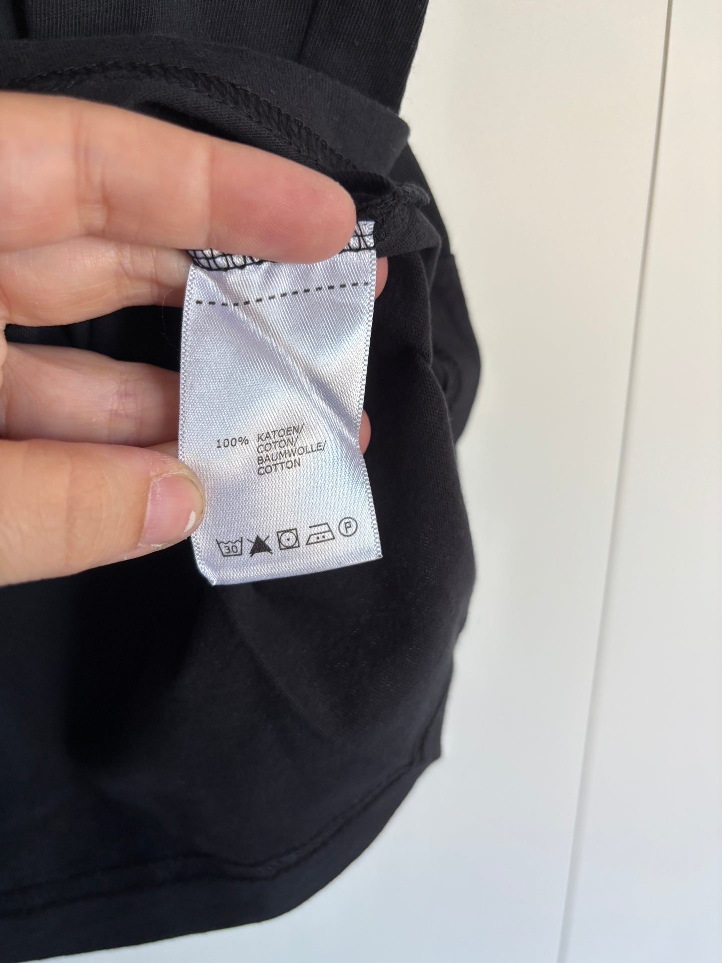 Zwarte basic T-shirt