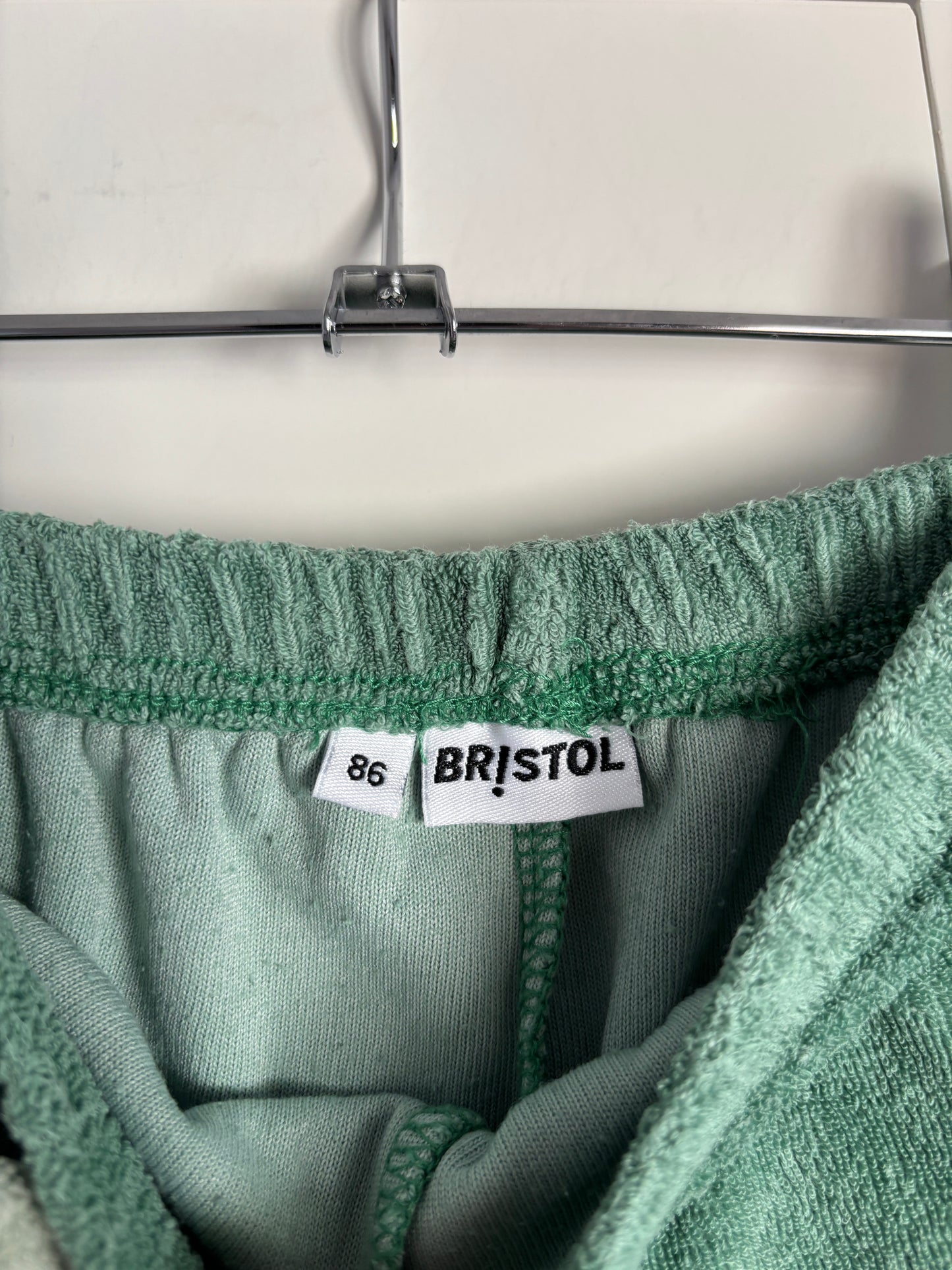 Setje in badstof: T-shirt en shortje