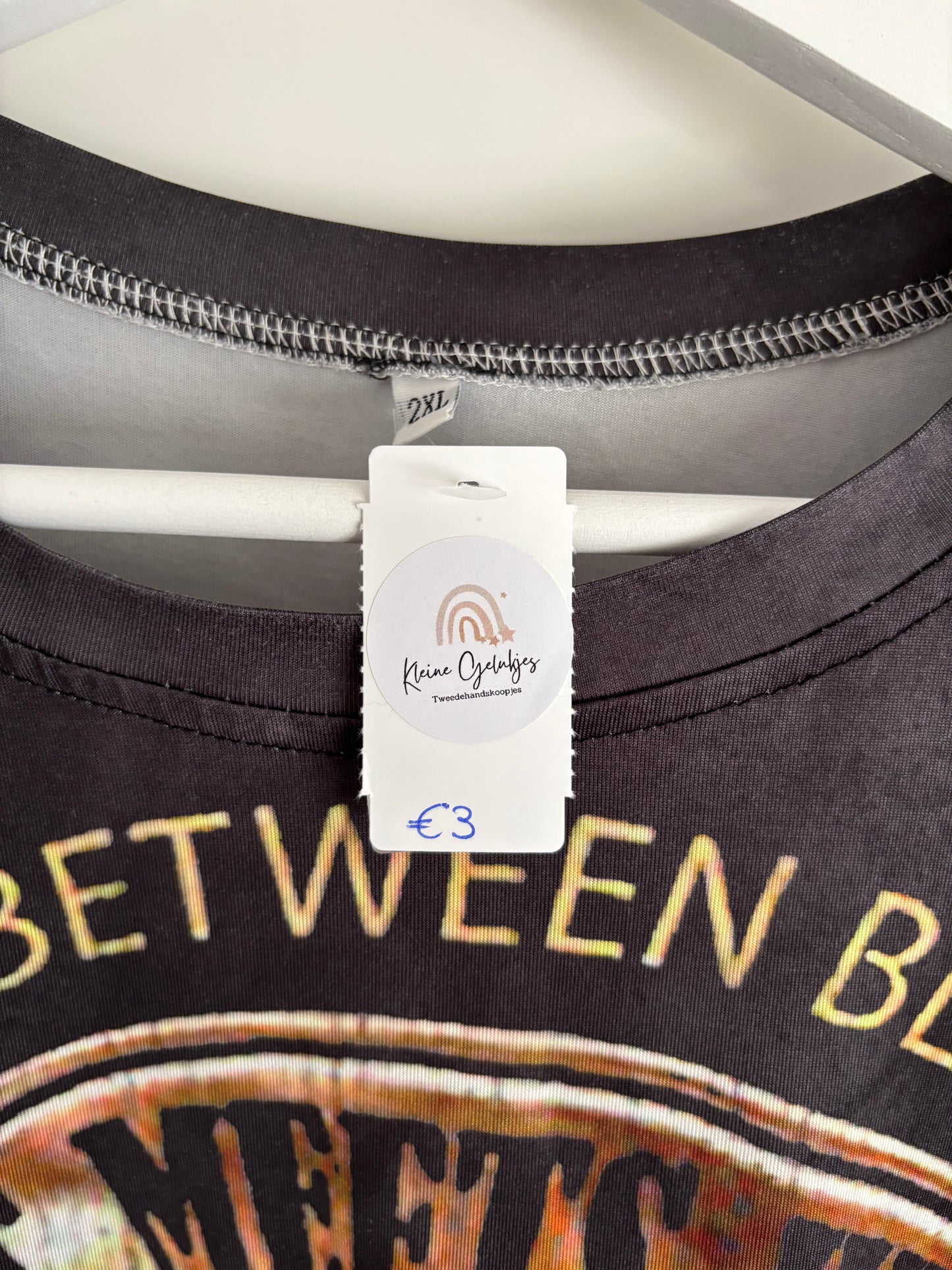 Donkergrijze T-shirt