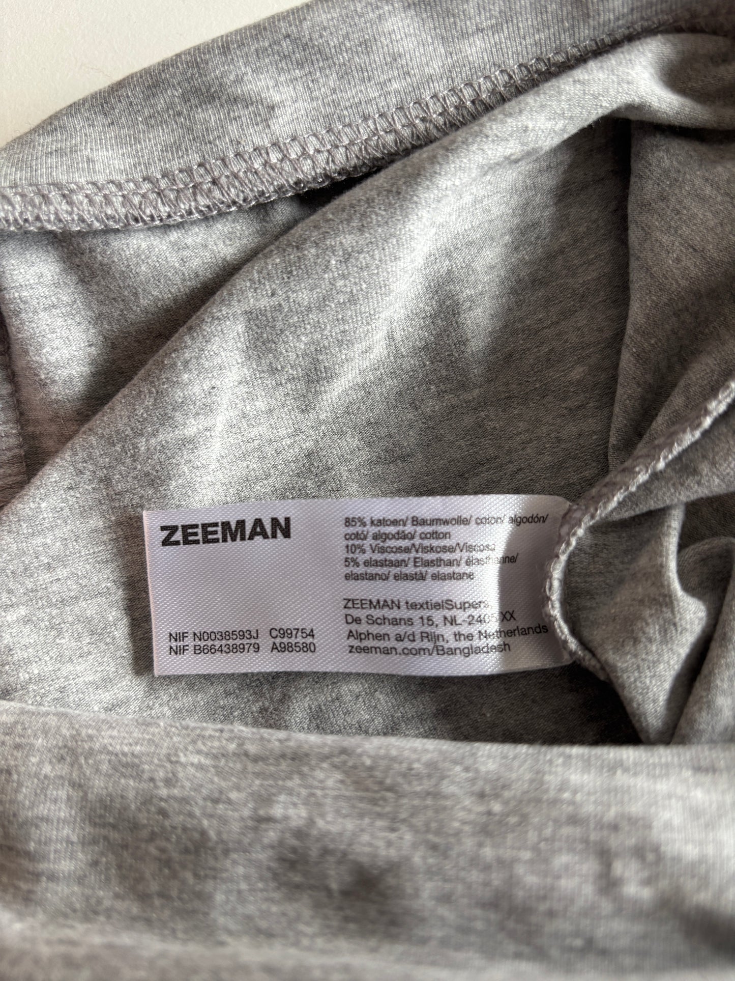 Grijze flared legging