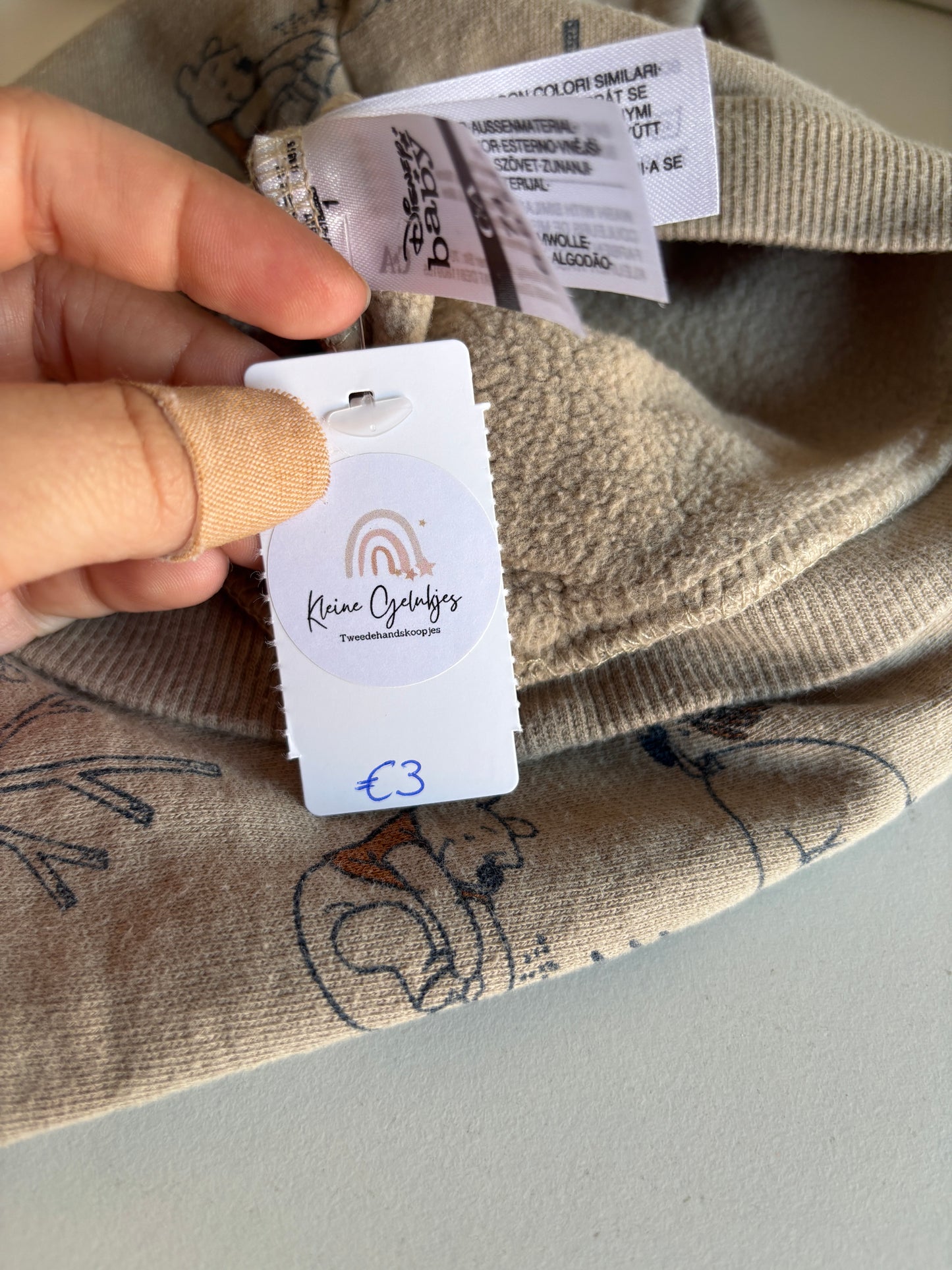 Beige sweater Winnie The Pooh