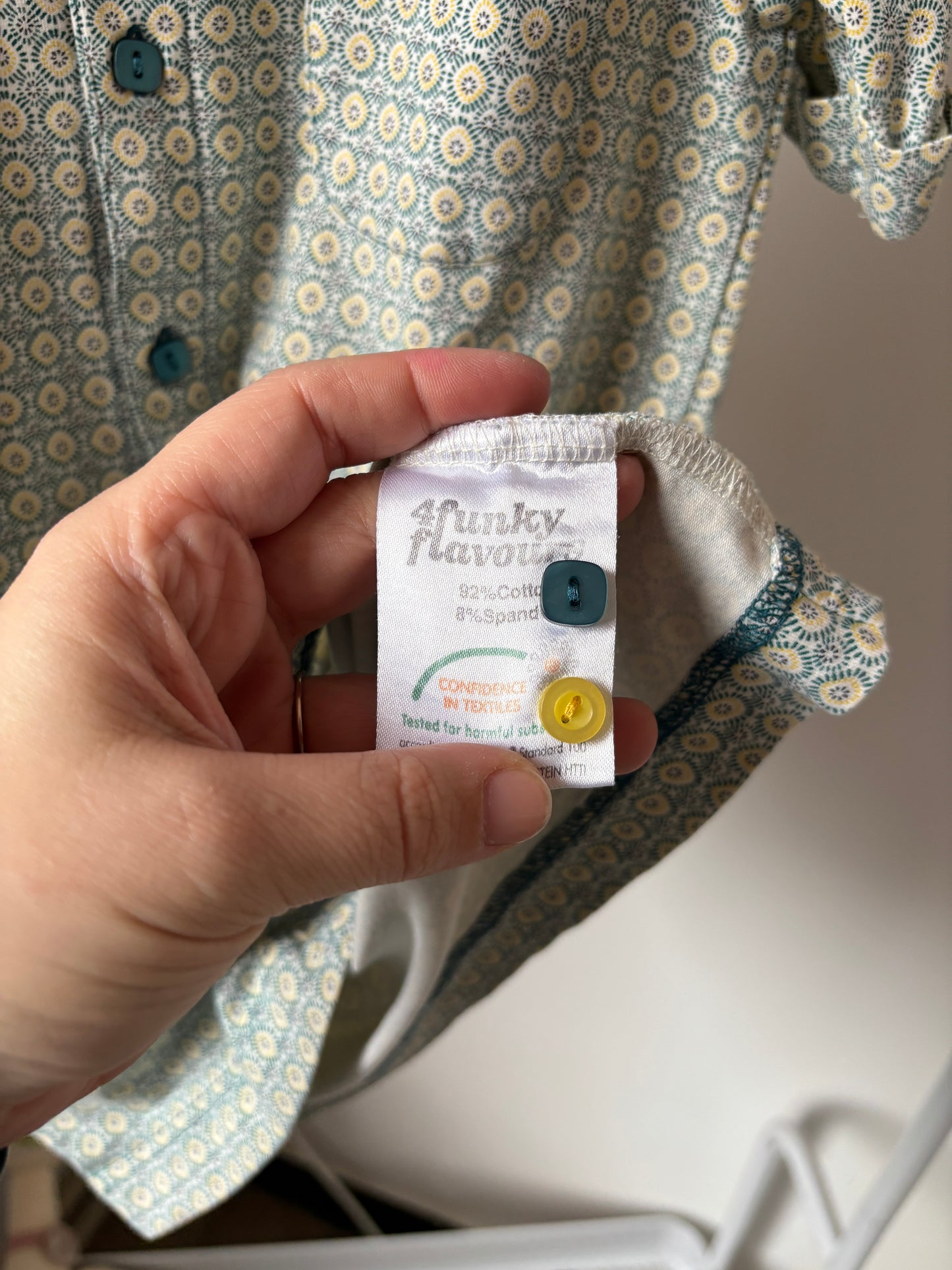 Hemdje met korte mouwen