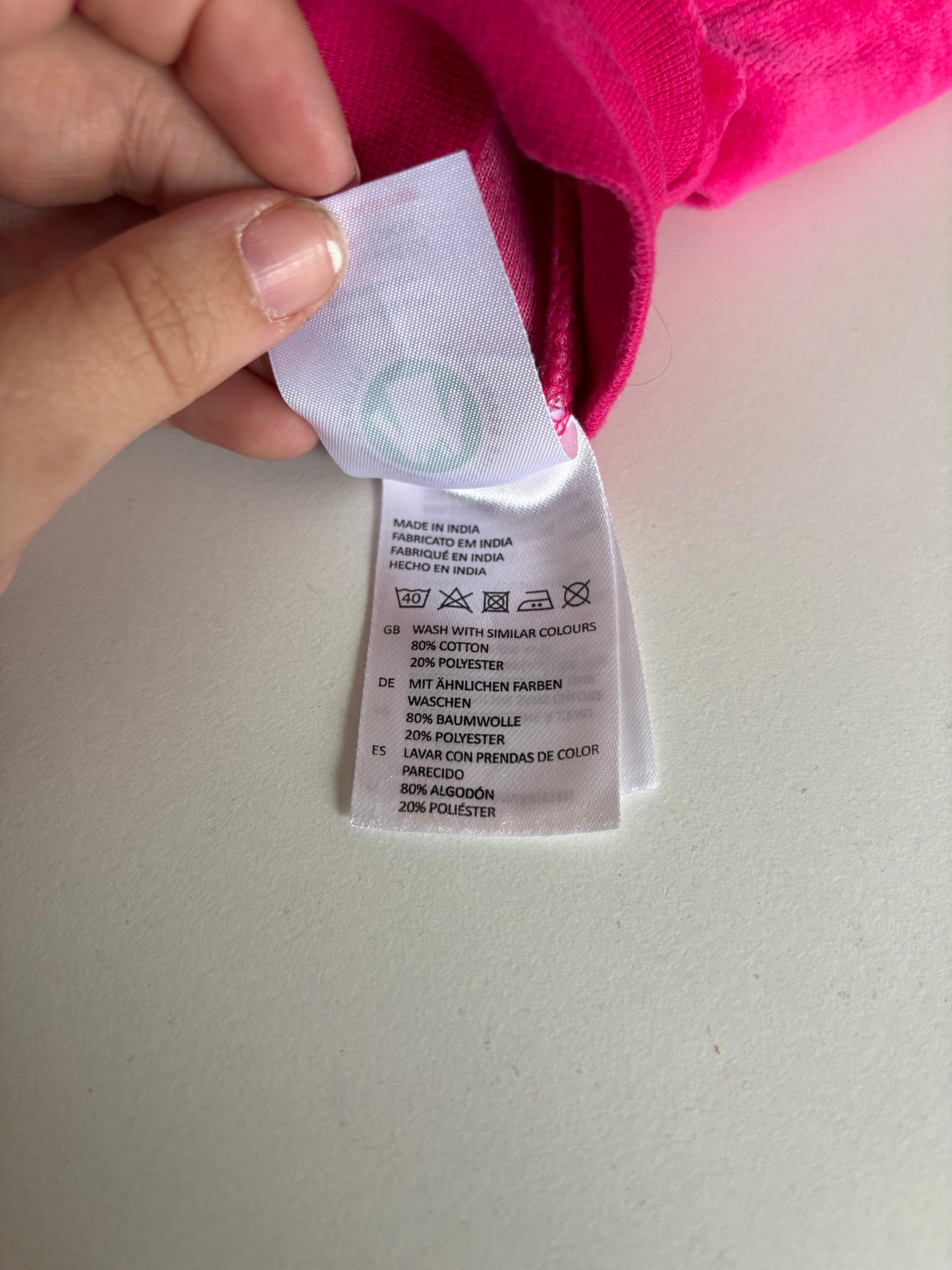 Roze boxpakje zonder mouwen