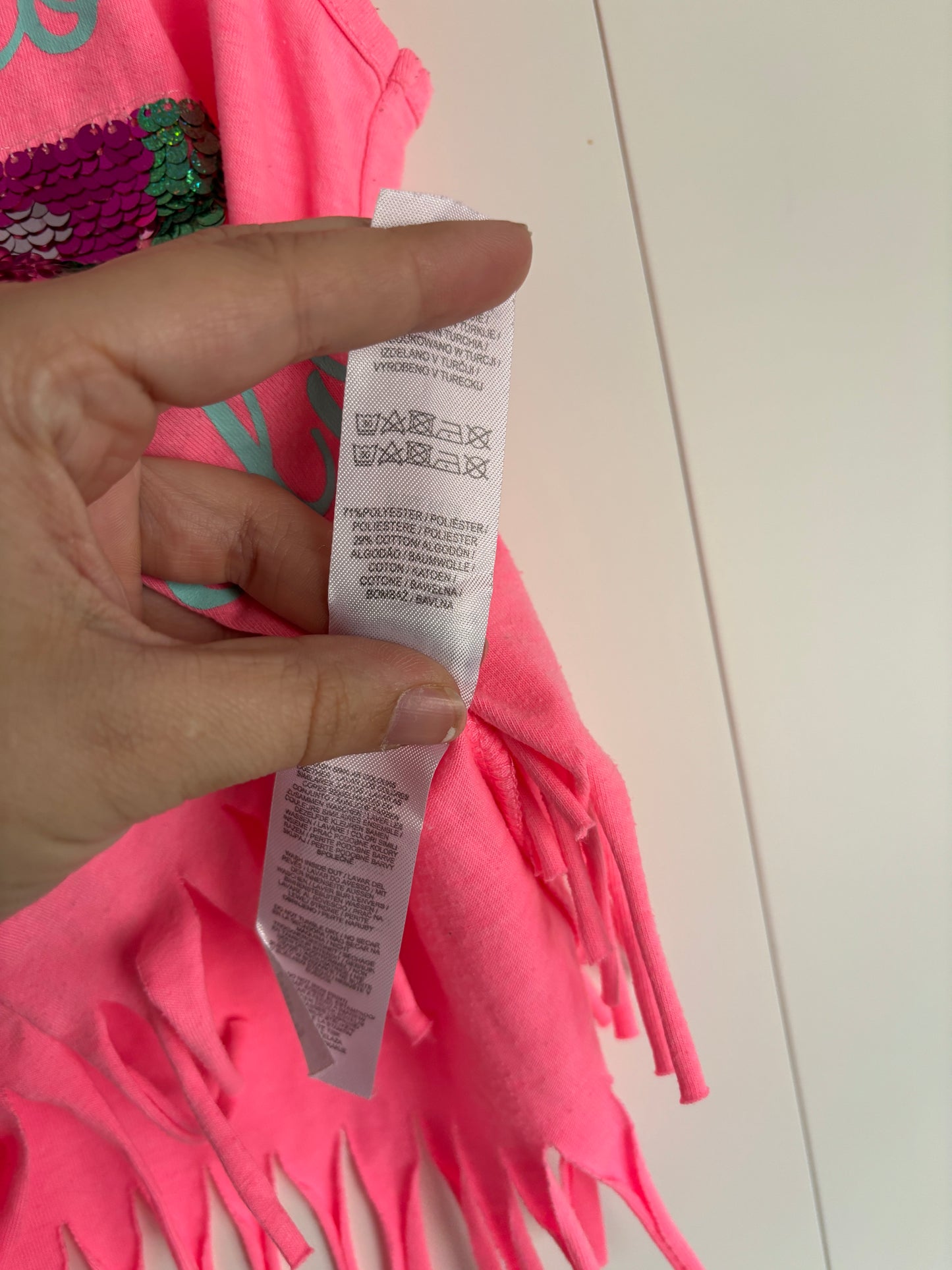 Roze topje met watermeloen