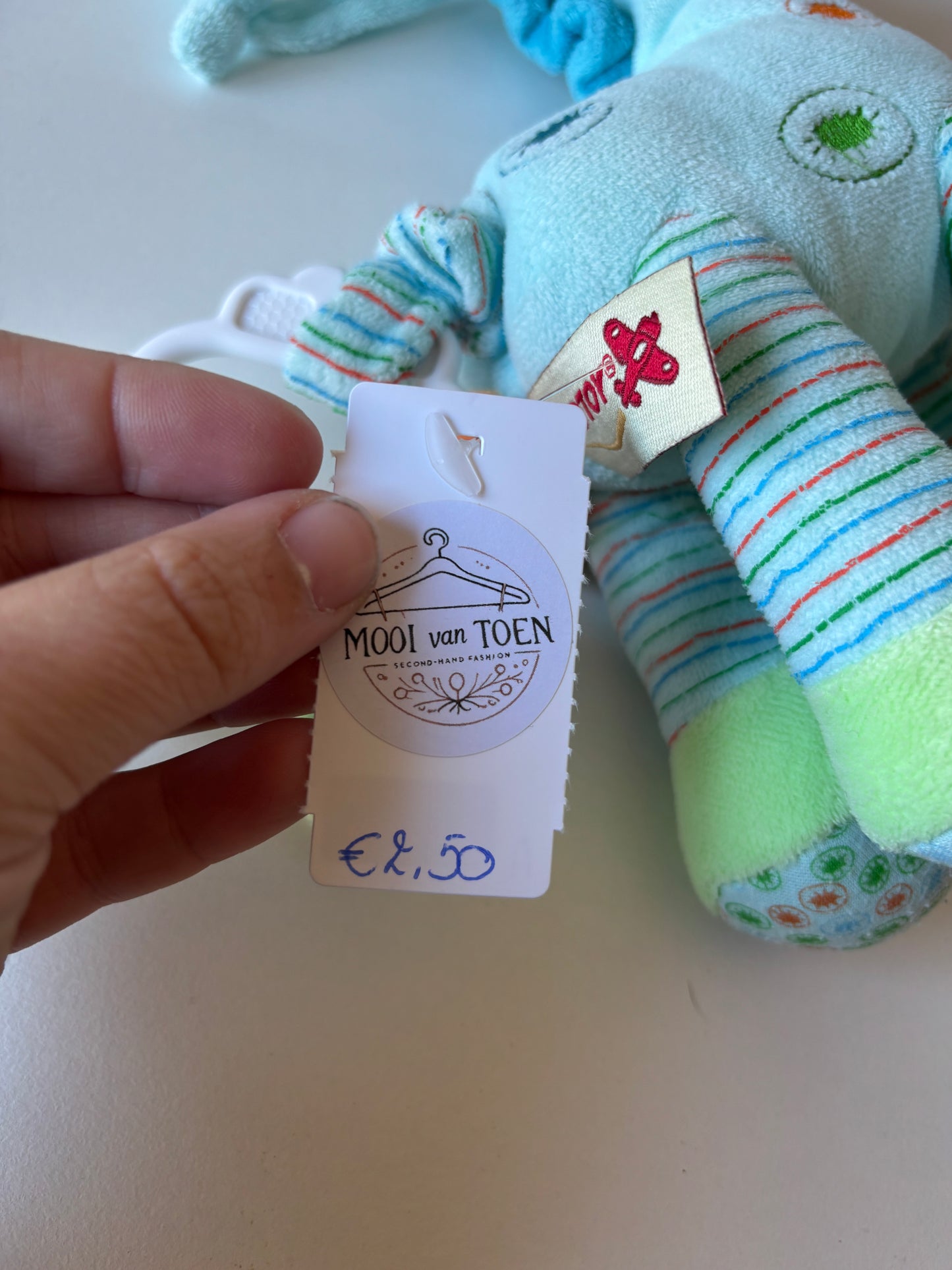 Lichtblauw paardenmuziekmobieltje