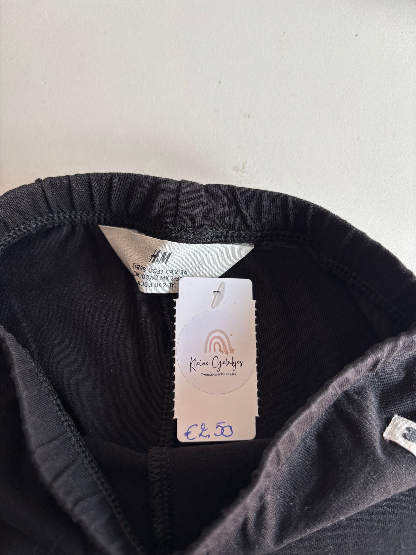 Zwarte capri-legging