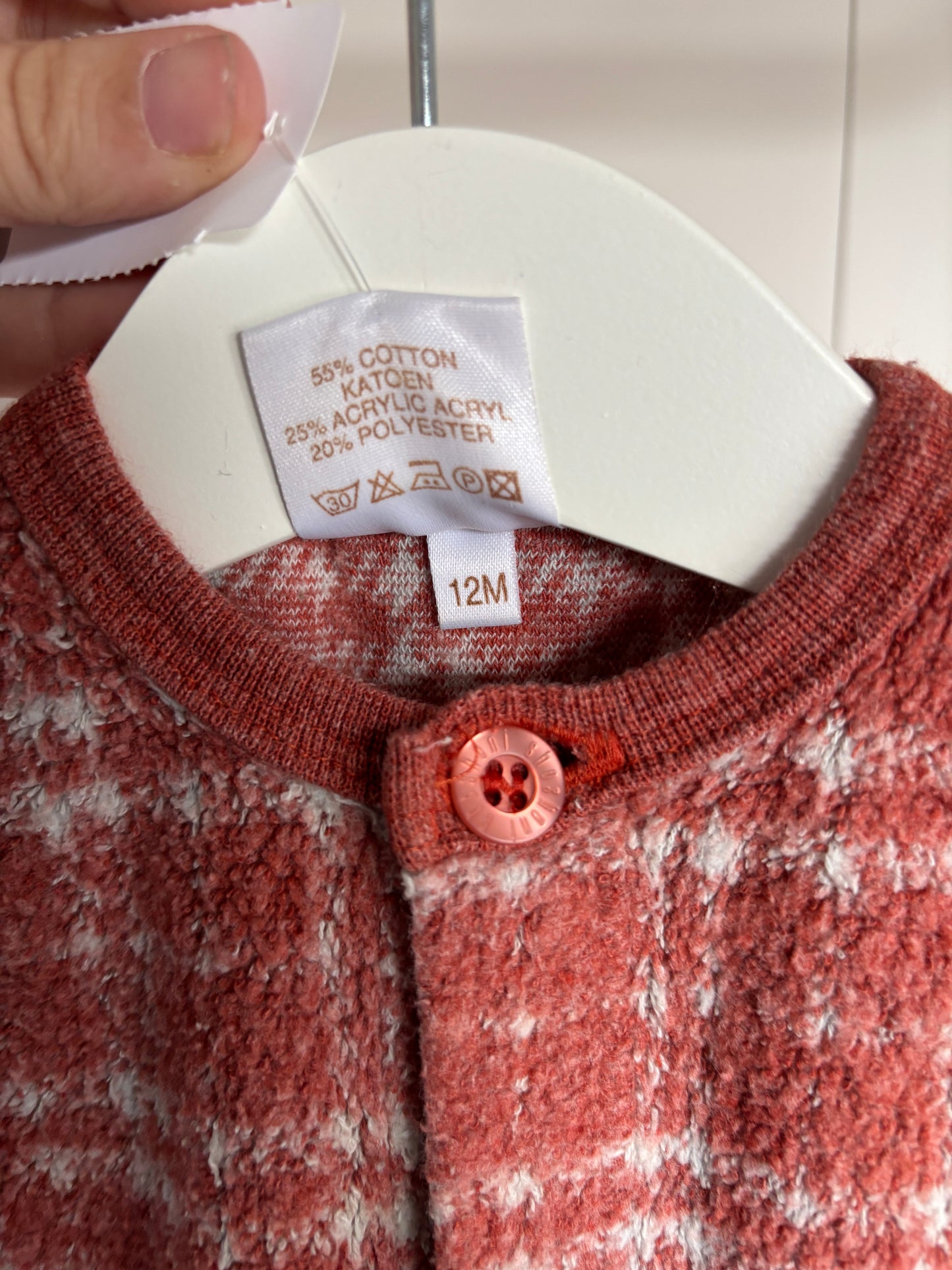 Rood geruite boxpakje