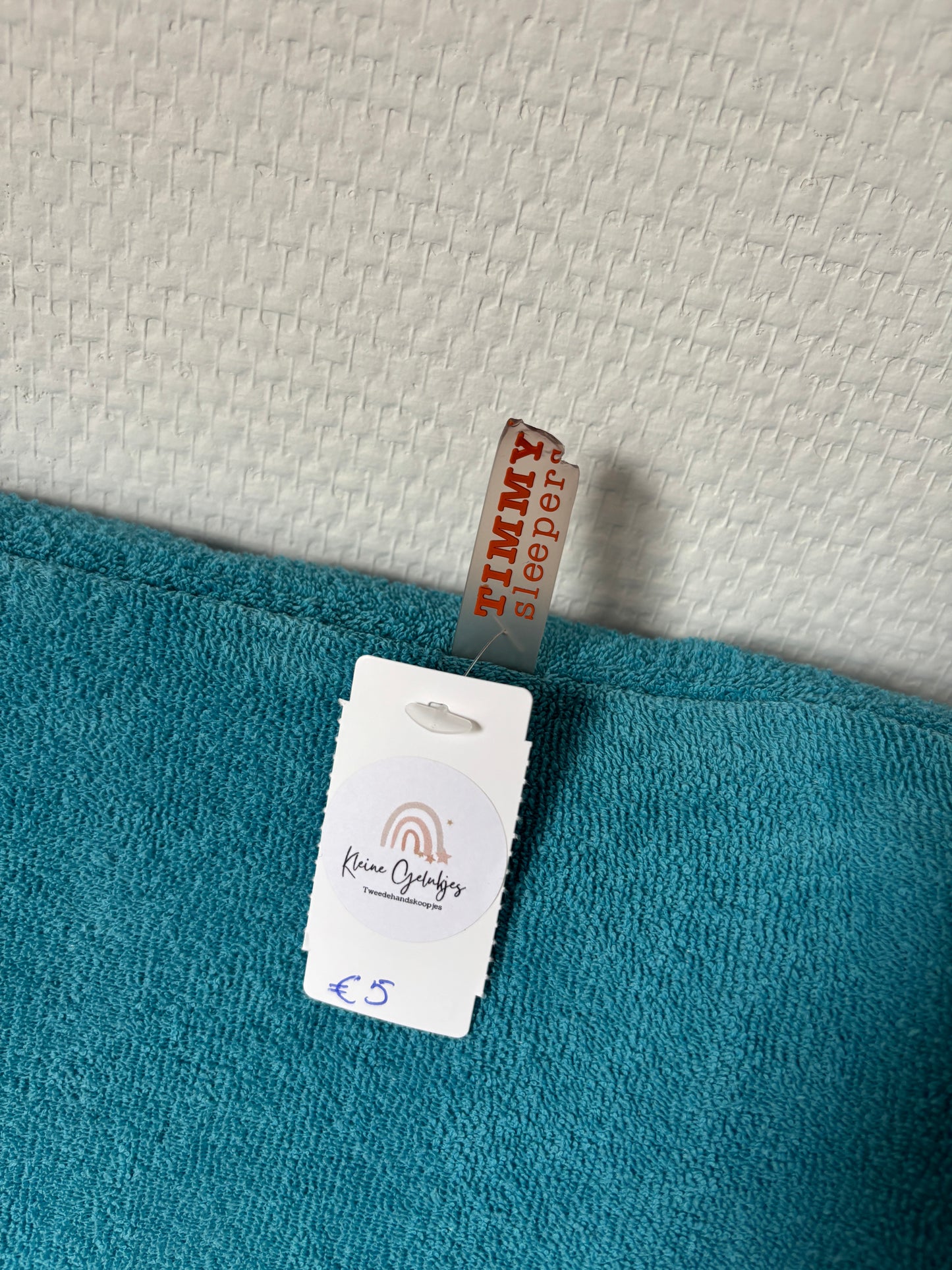 Blauwe hoes verschoningskussen