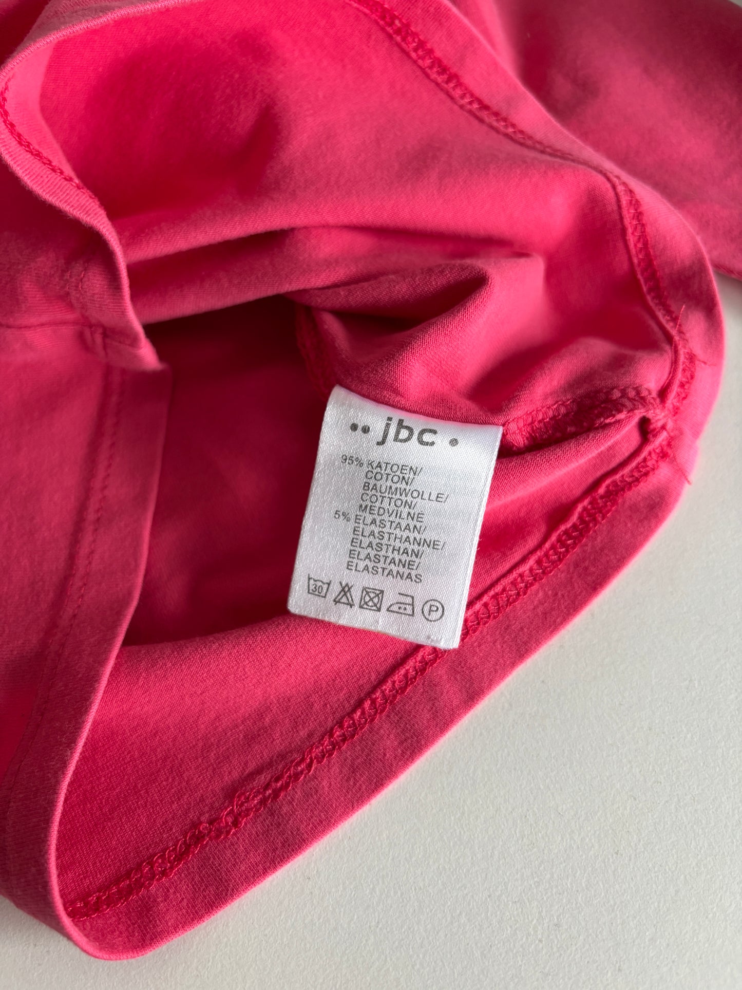 Roze longsleeve met rolkraag