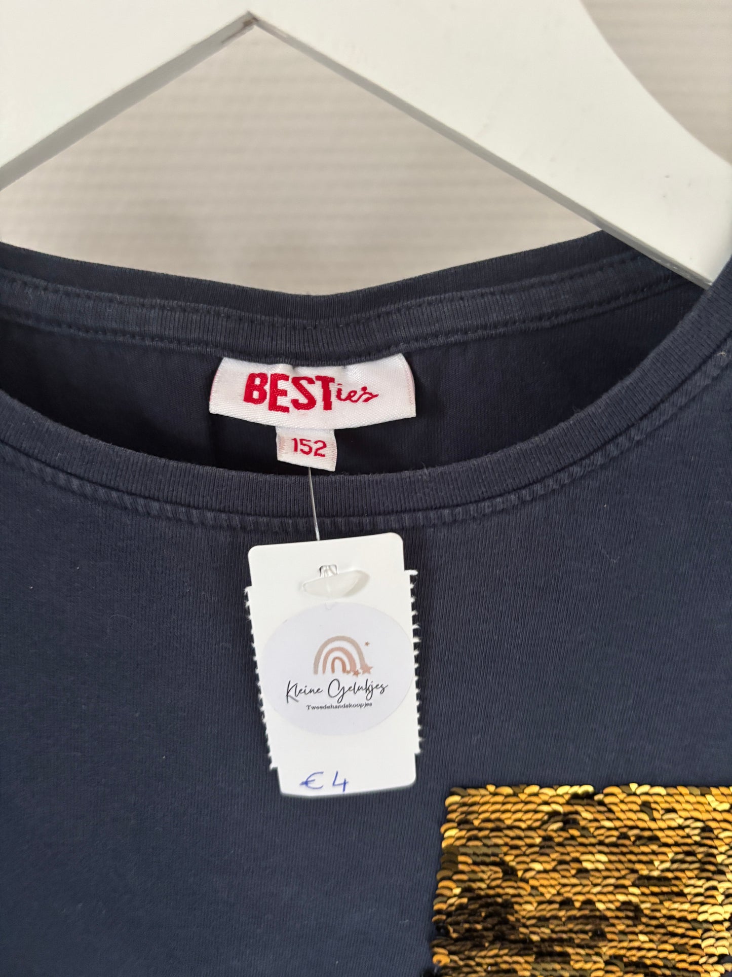 Marineblauwe longsleeve