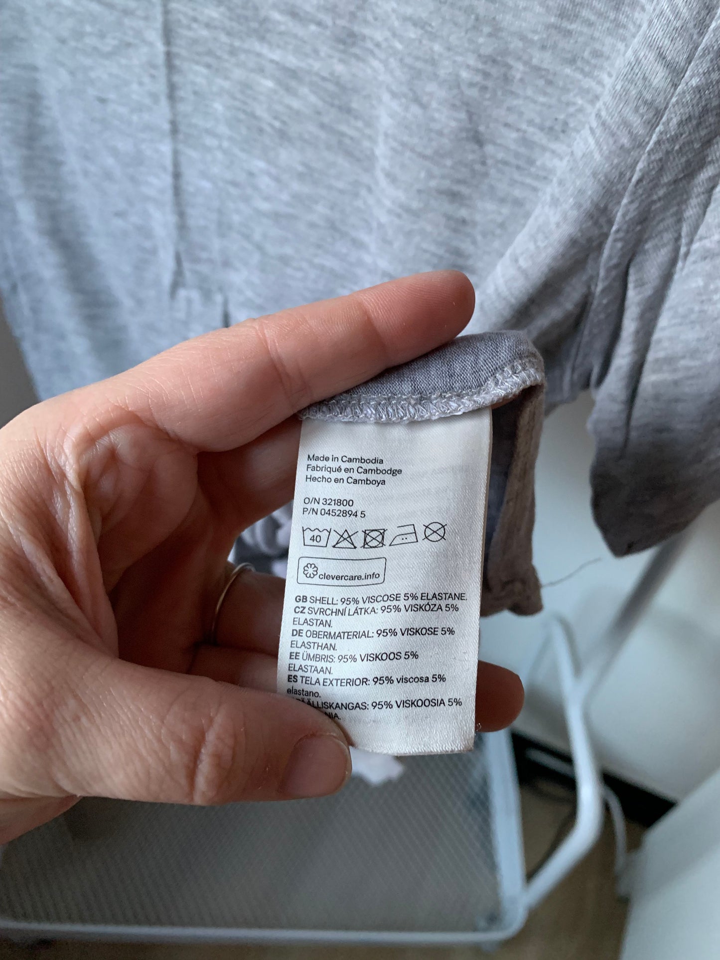 Grijze T-shirt