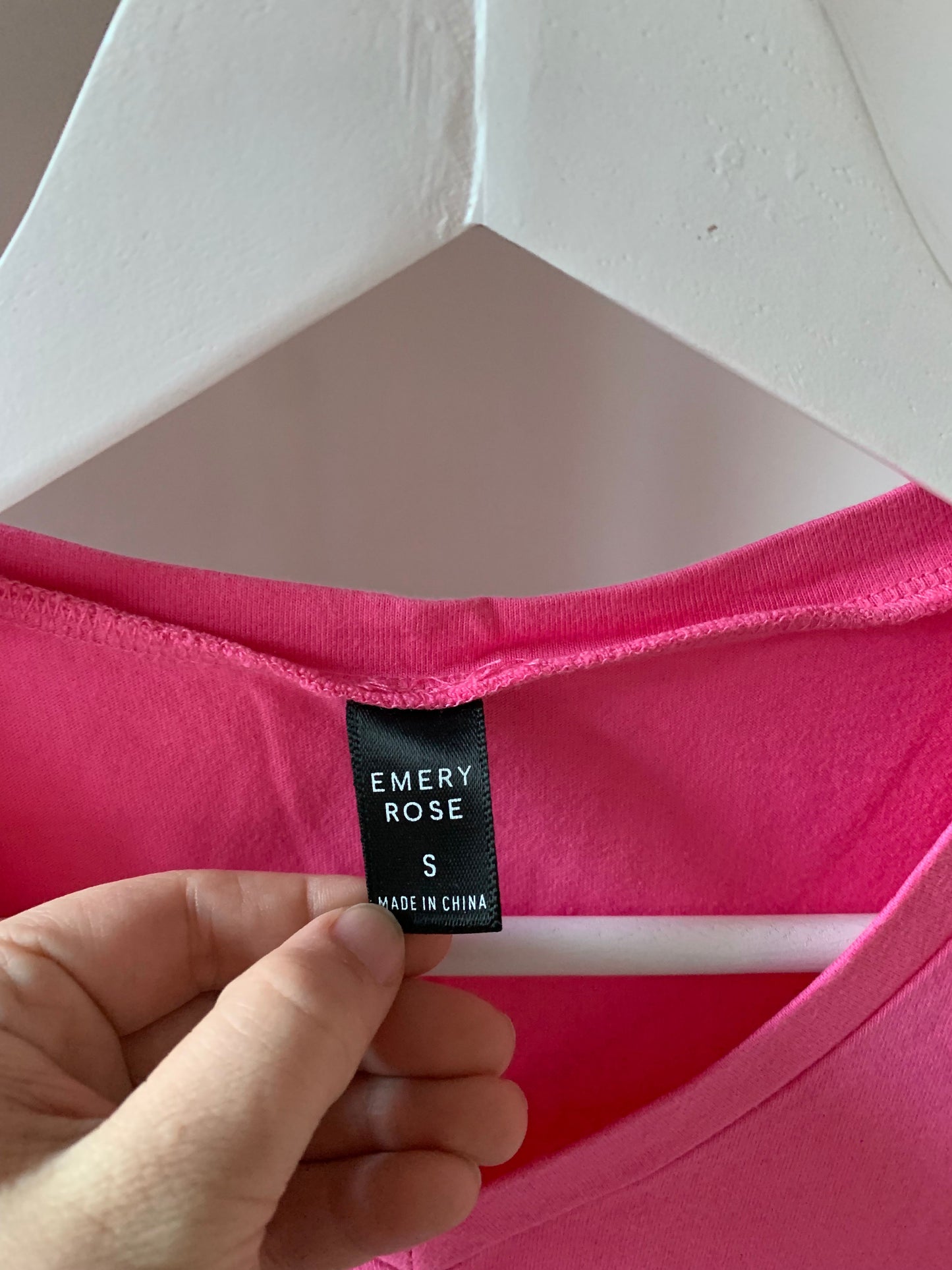 Roze T-shirt
