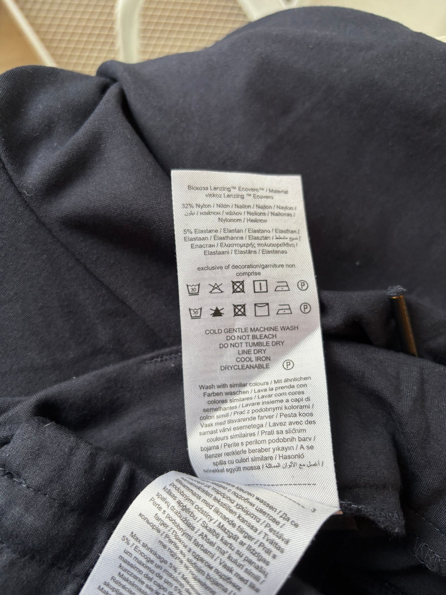 Marineblauwe broek