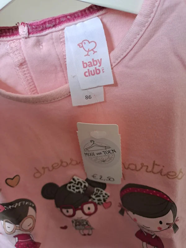 Lichtroze longsleeve