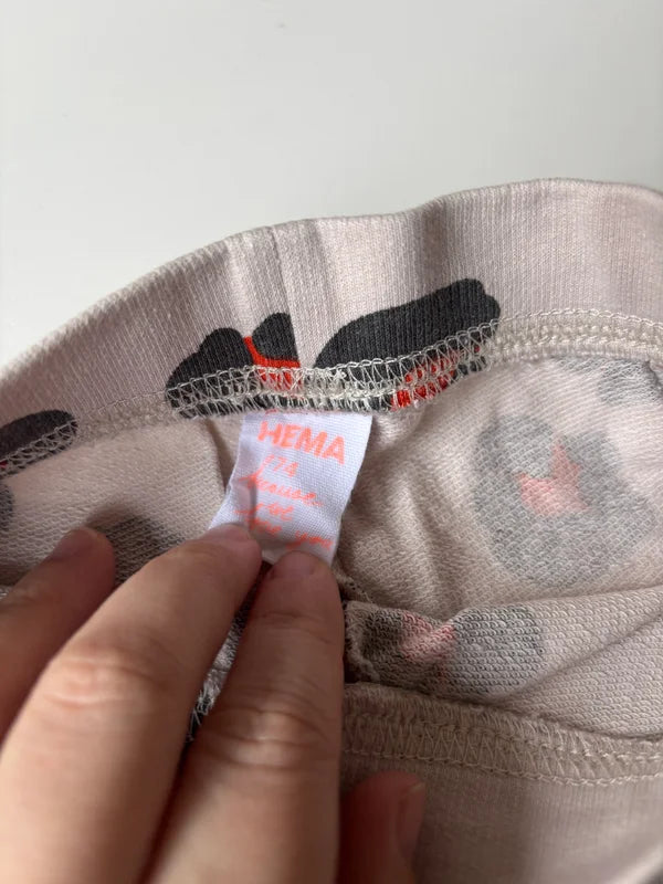 Crèmekleurige legging