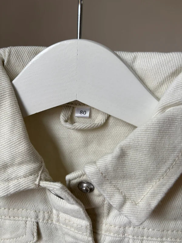 Crèmekleurig jeansjasje